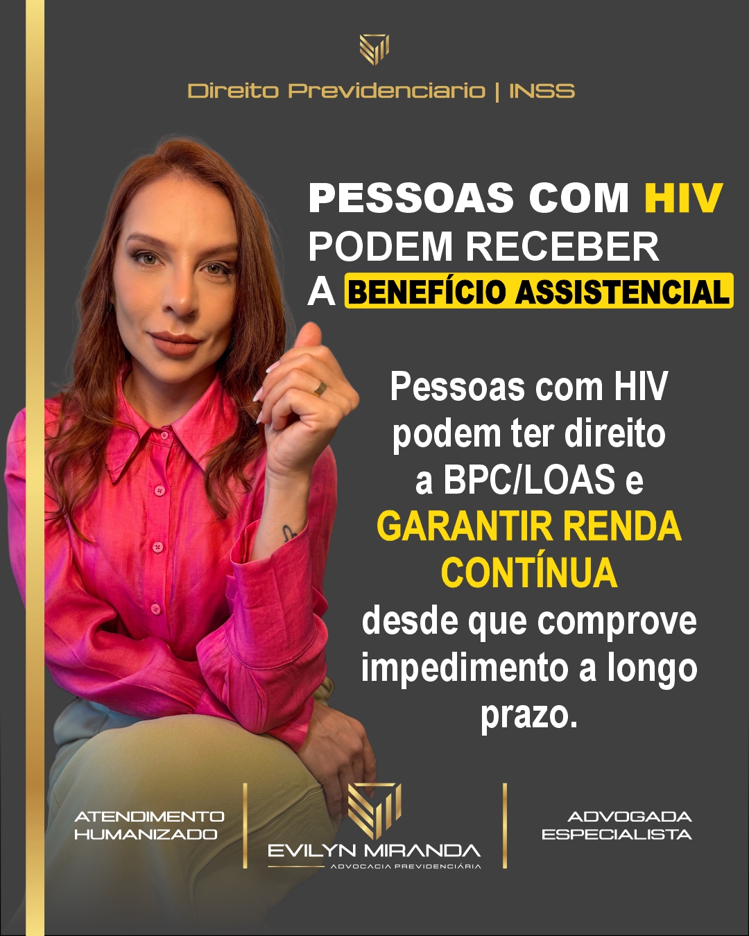 ADV Evilyn Miranda Facebook ad: Fale conosco e descubra como buscar seu direito.
