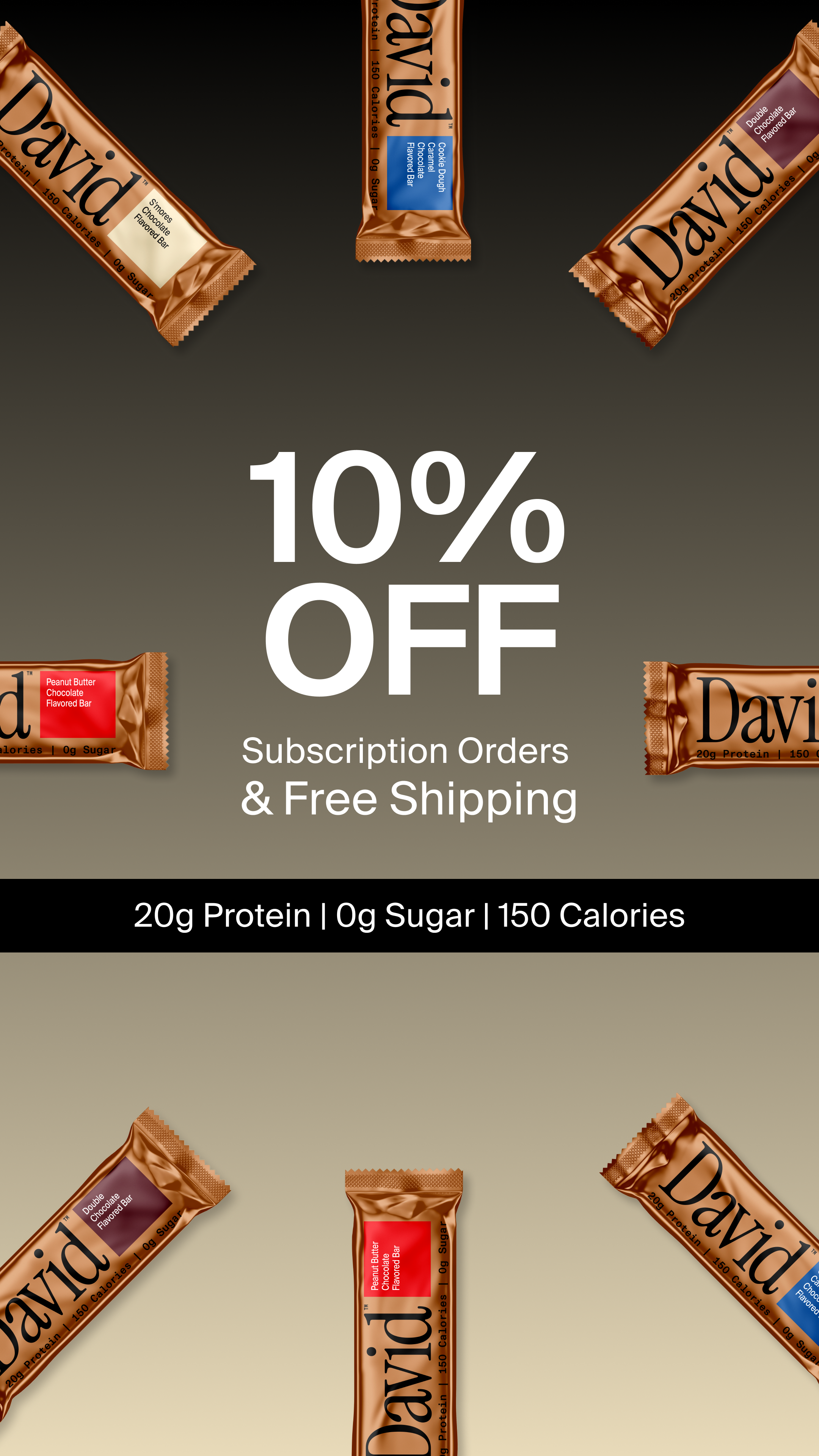 David Protein Facebook ad