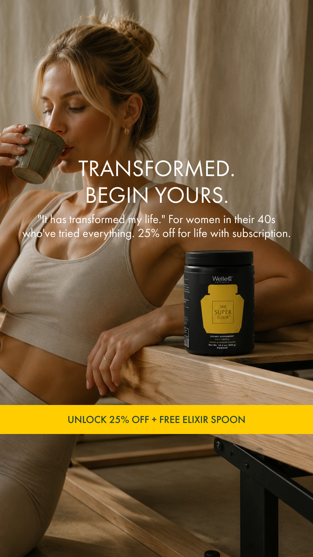 WelleCo Facebook ad