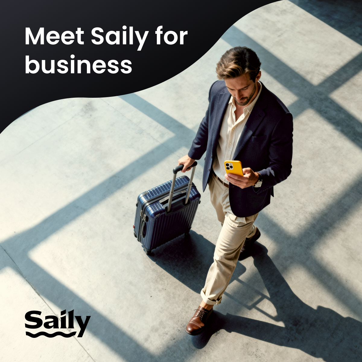 Saily Facebook ad