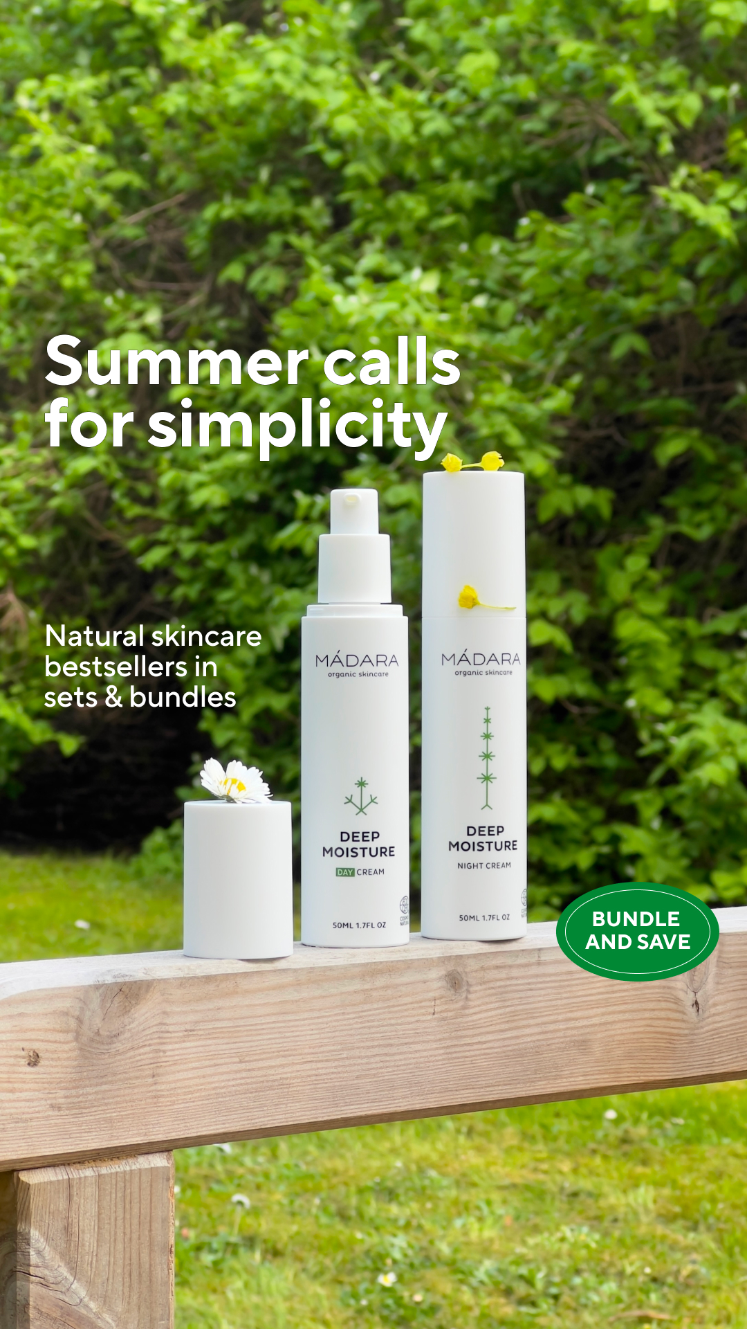 Mádara Organic Skincare Facebook ad