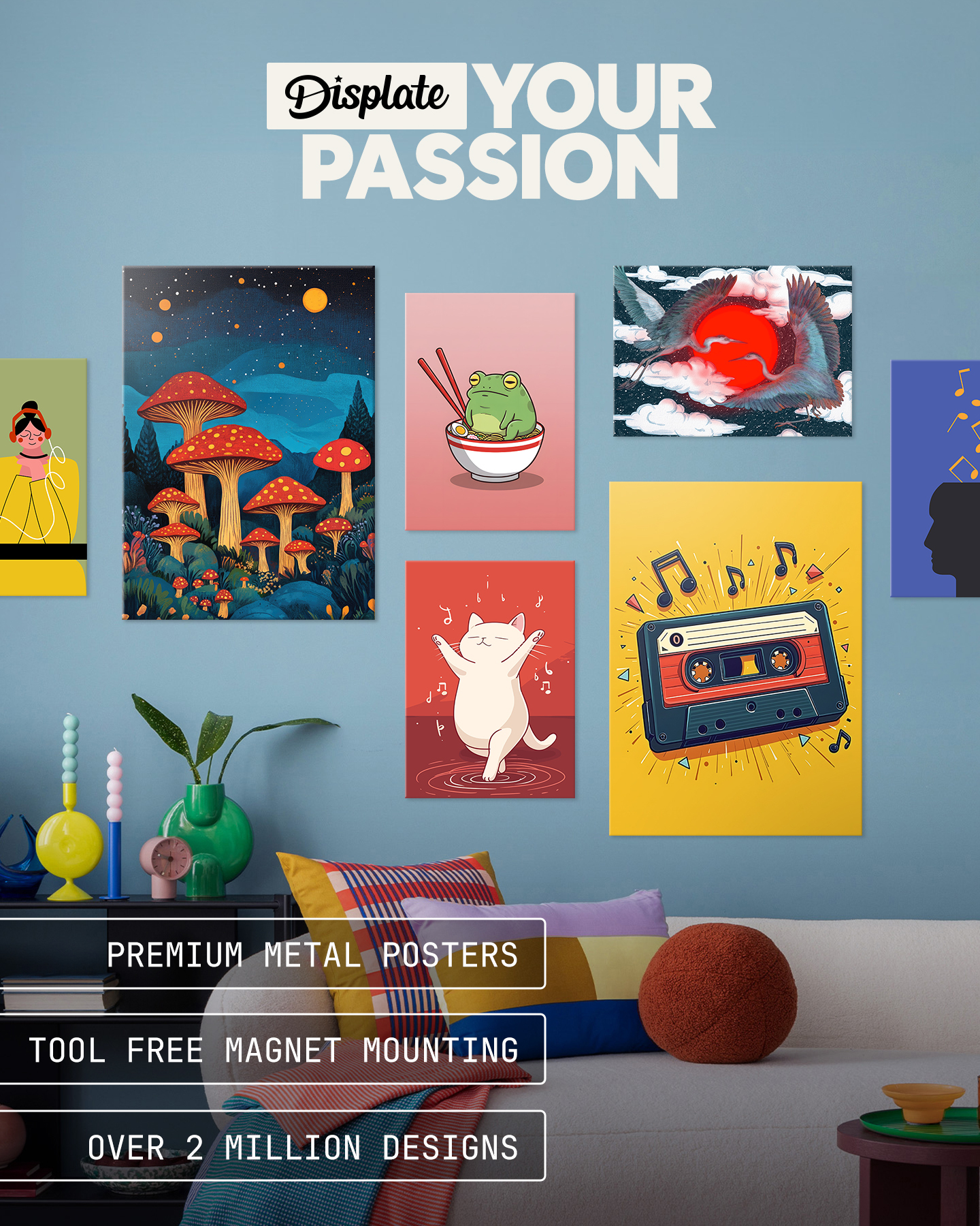 Displate Facebook ad
