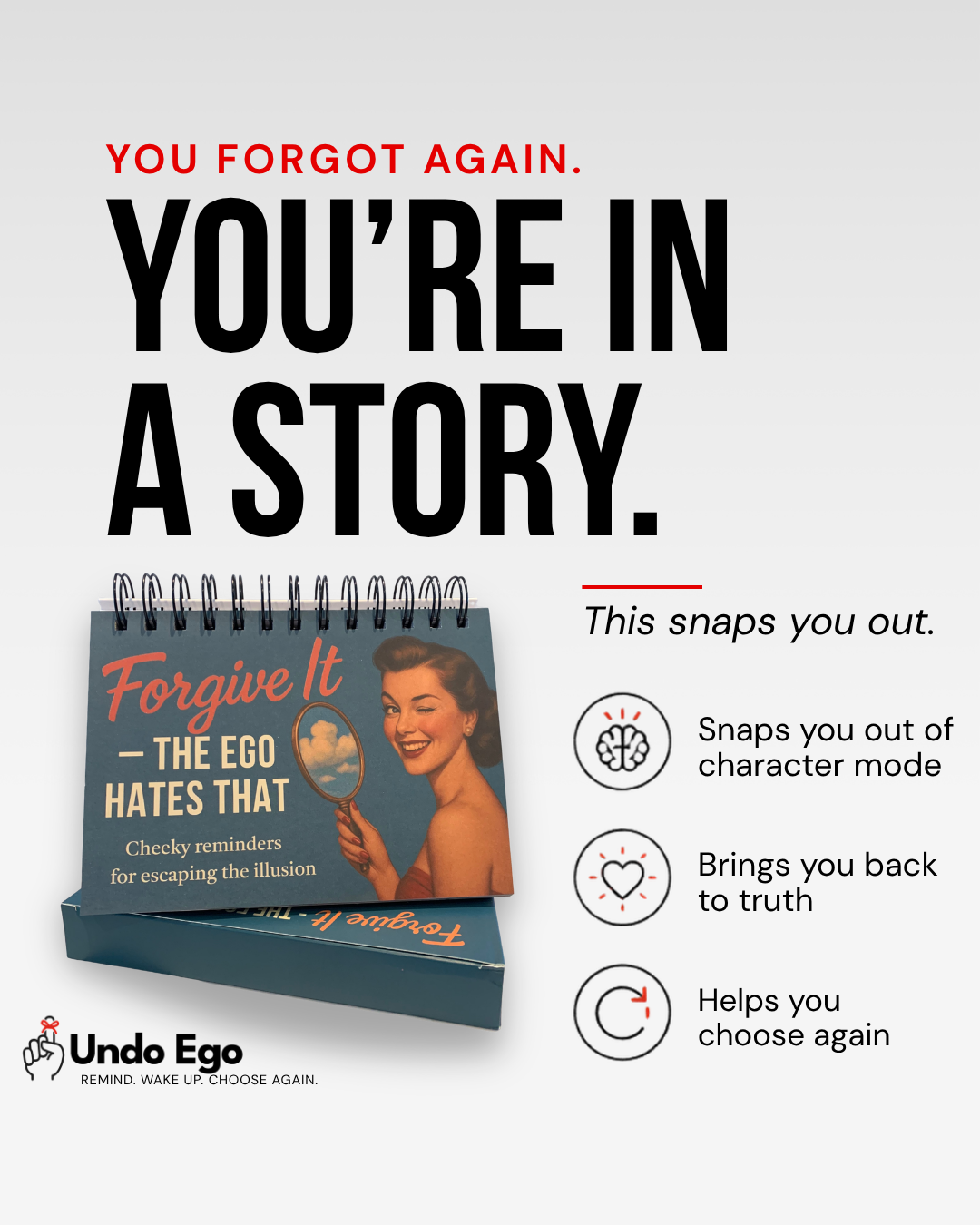 Undo Ego Facebook ad