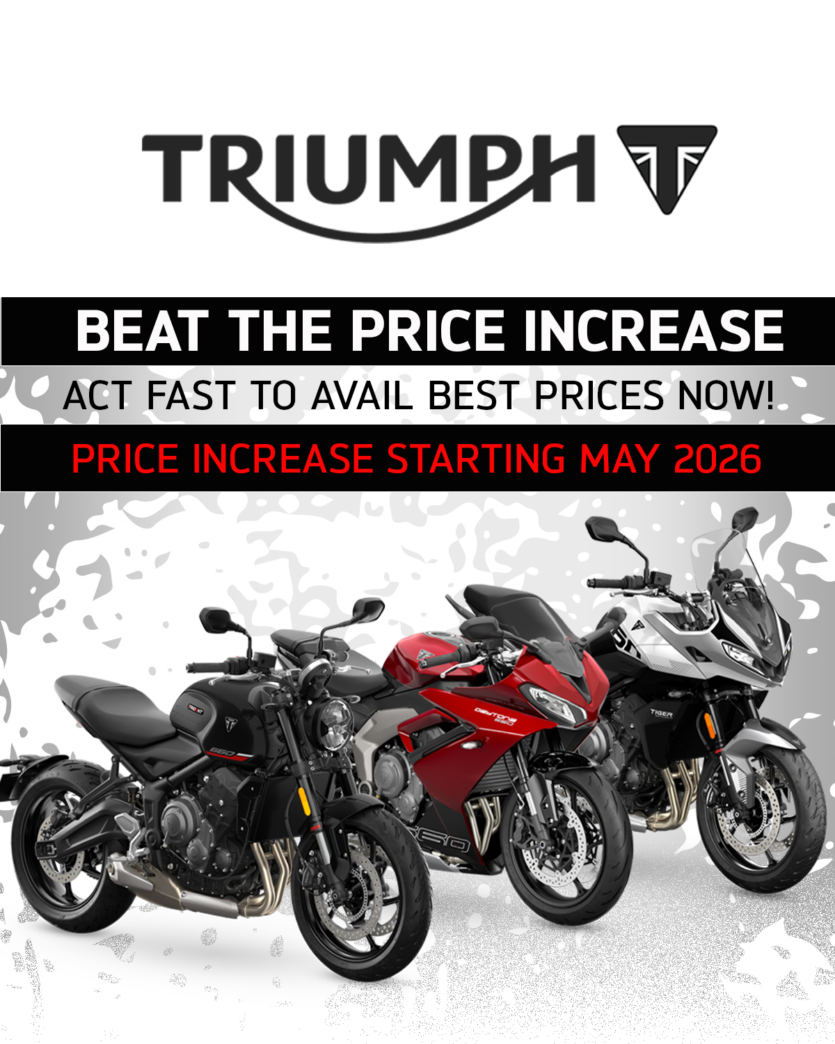 Triumph Motorcycles Philippines Facebook ad: Heads up, riders!
