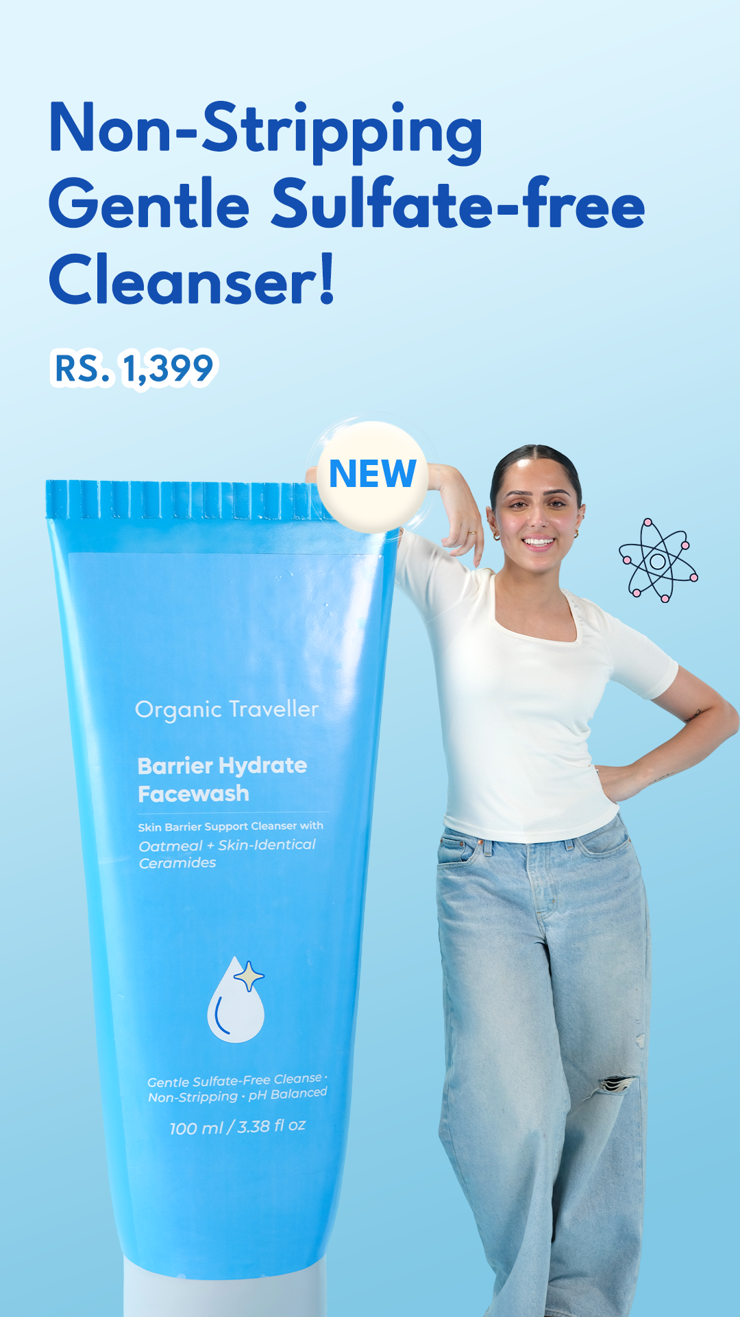 Organic Traveller - Skincare Facebook ad