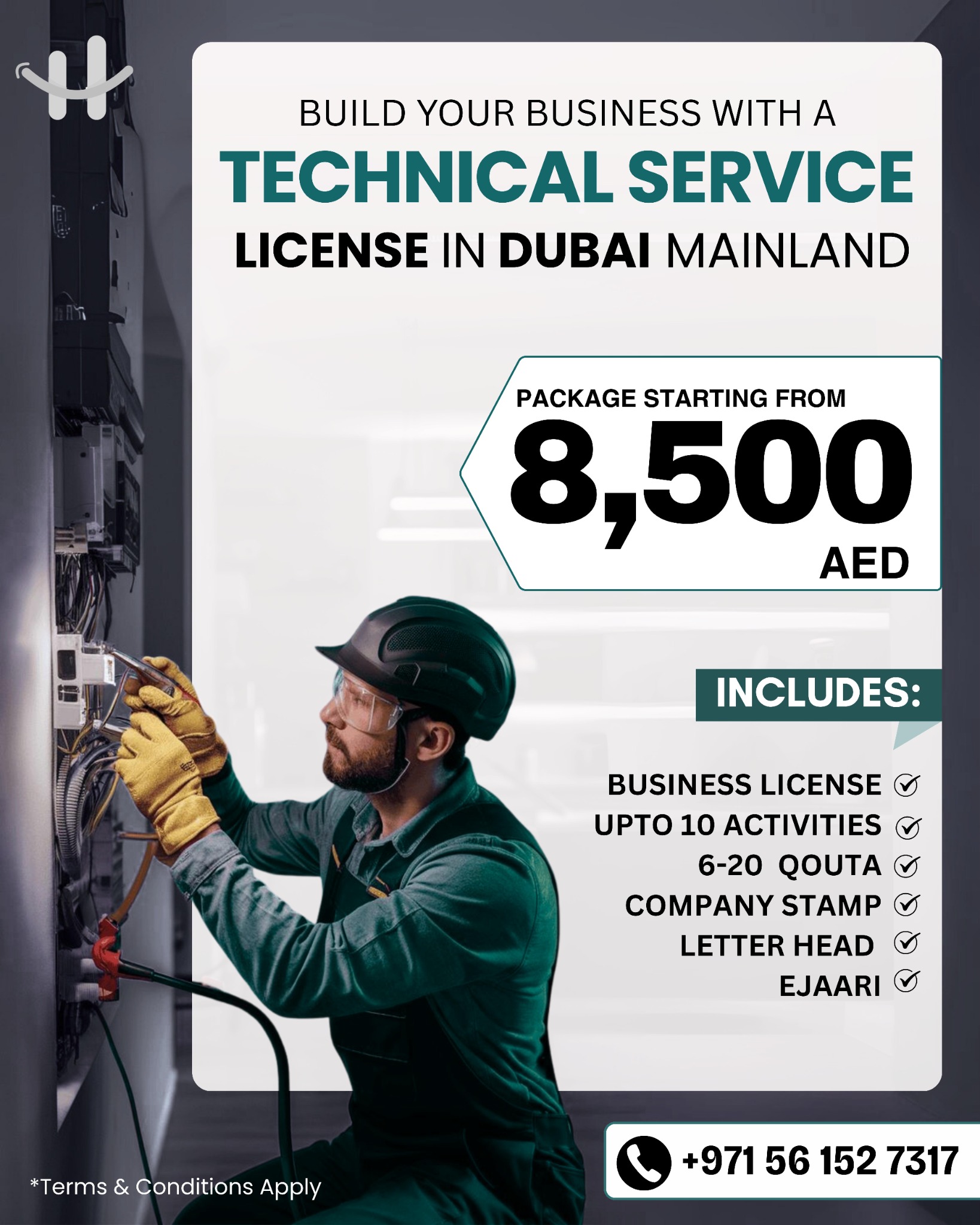 Emirhub Business Services Facebook ad