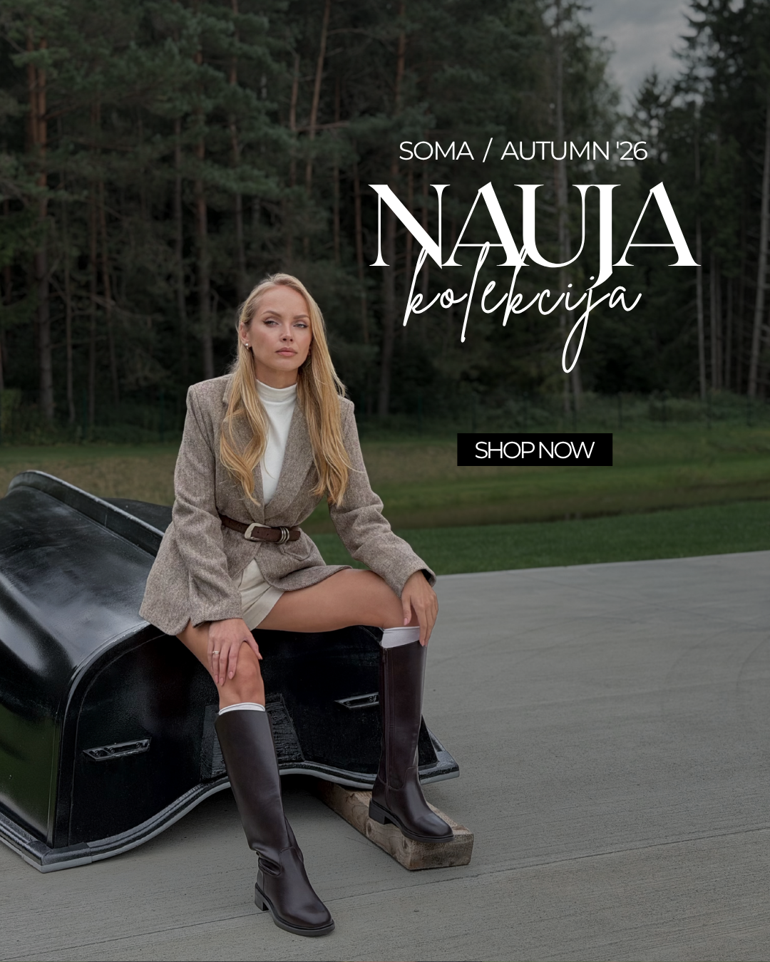 SOMA shop Facebook ad: Rudens kolekcija jau SOMA shop!