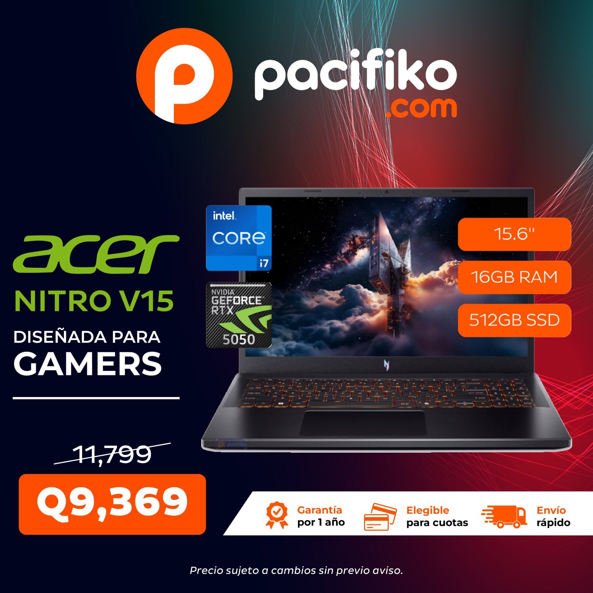 Pacifiko.com Facebook ad