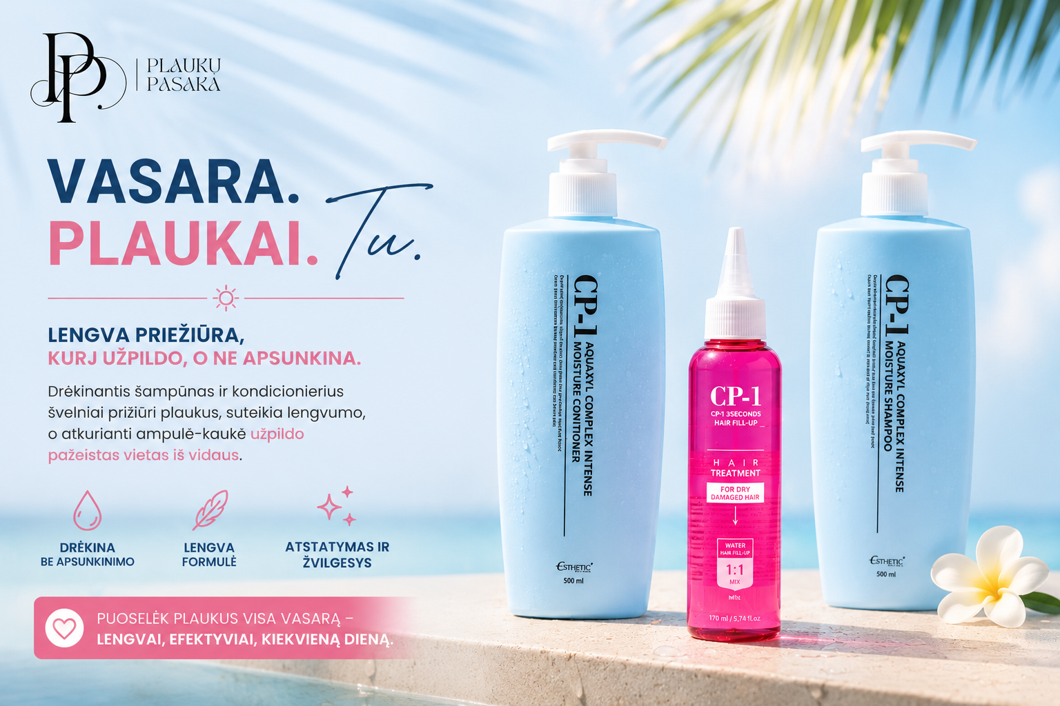 Plaukupasaka.lt Facebook ad