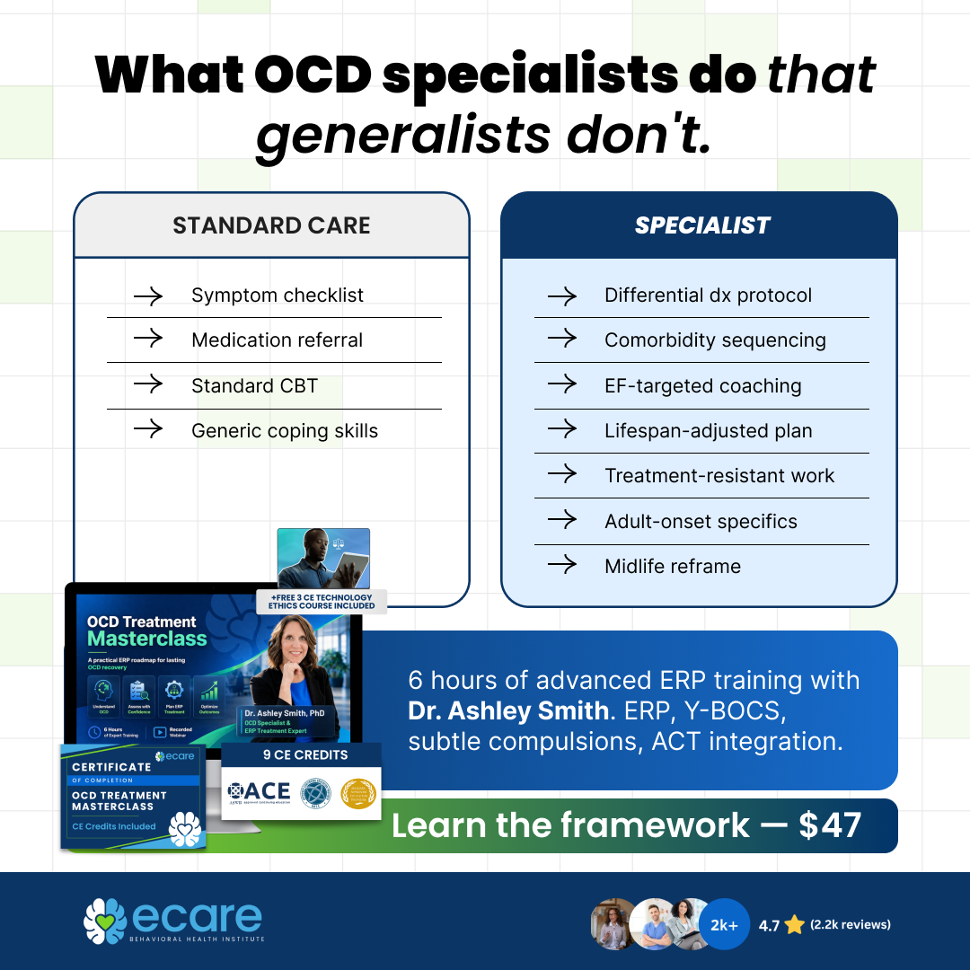 eCare Behavioral Health Institute Facebook ad