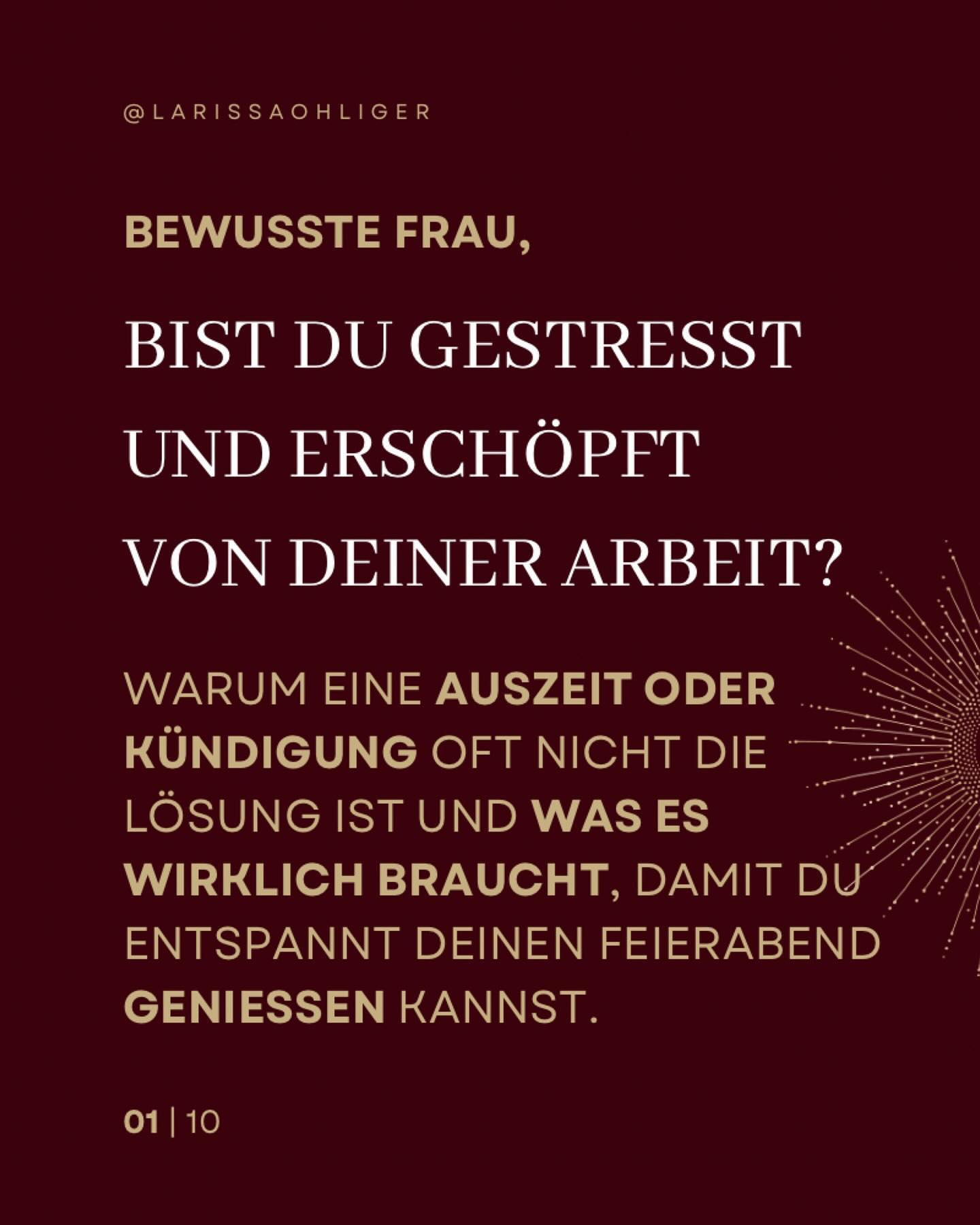 Larissa Ohliger Facebook ad: Als bewusste Frau ist Analysieren und Reflektieren deine…