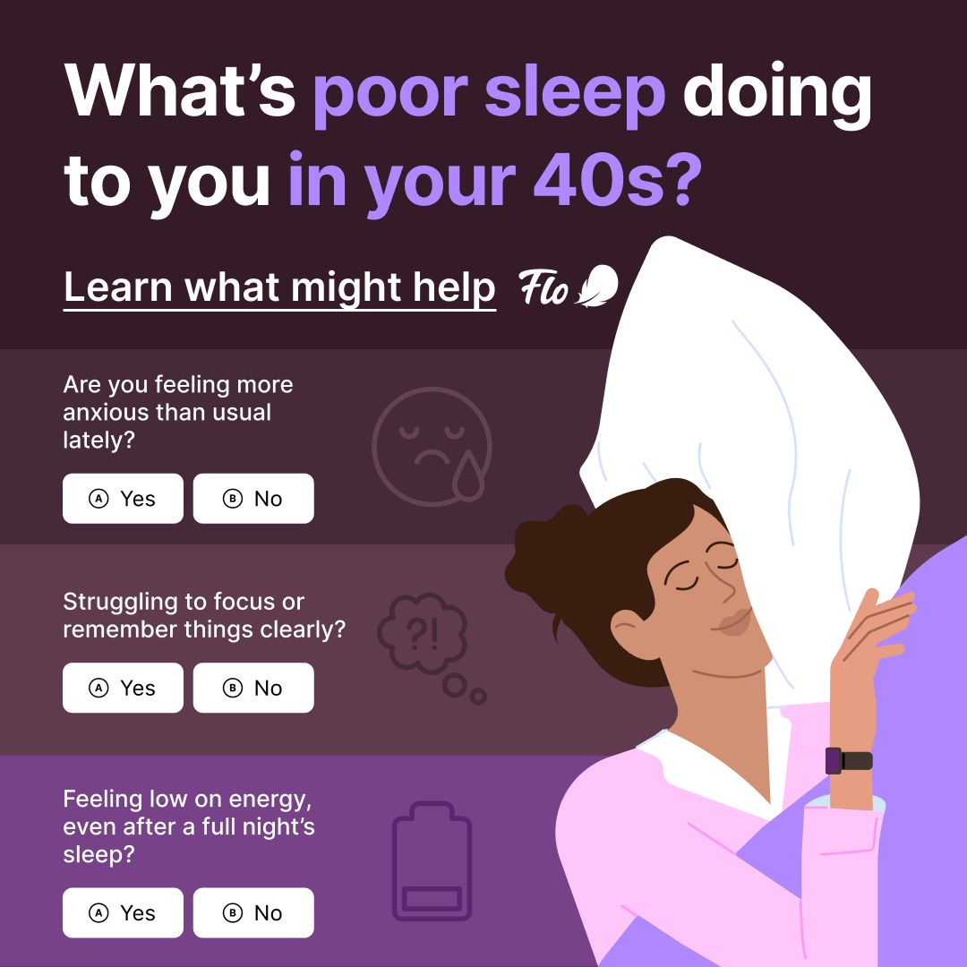 Flo Health App Facebook ad: Try Flo and never look back