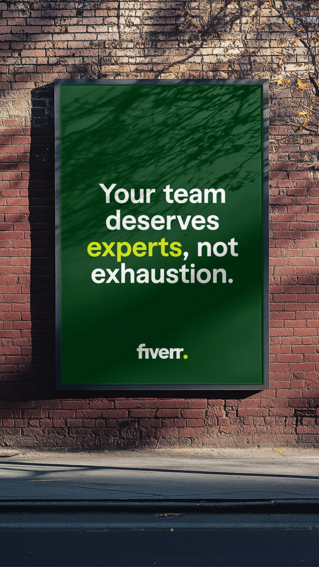 Fiverr Facebook ad