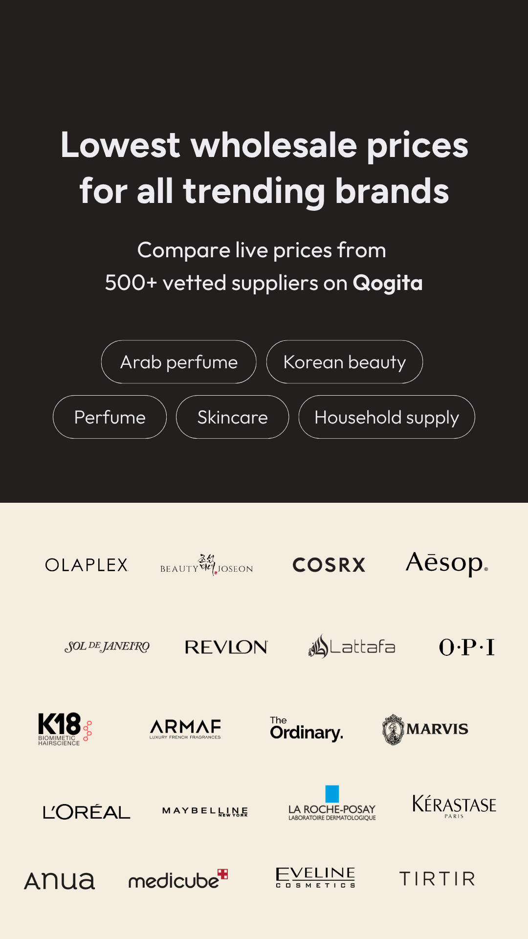 Qogita Facebook ad