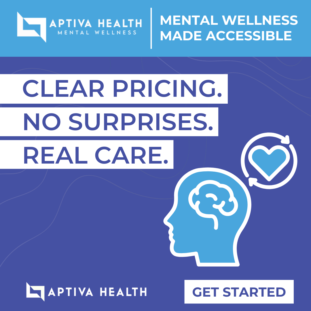 Aptiva Health Facebook ad: Mental Wellness With Aptiva