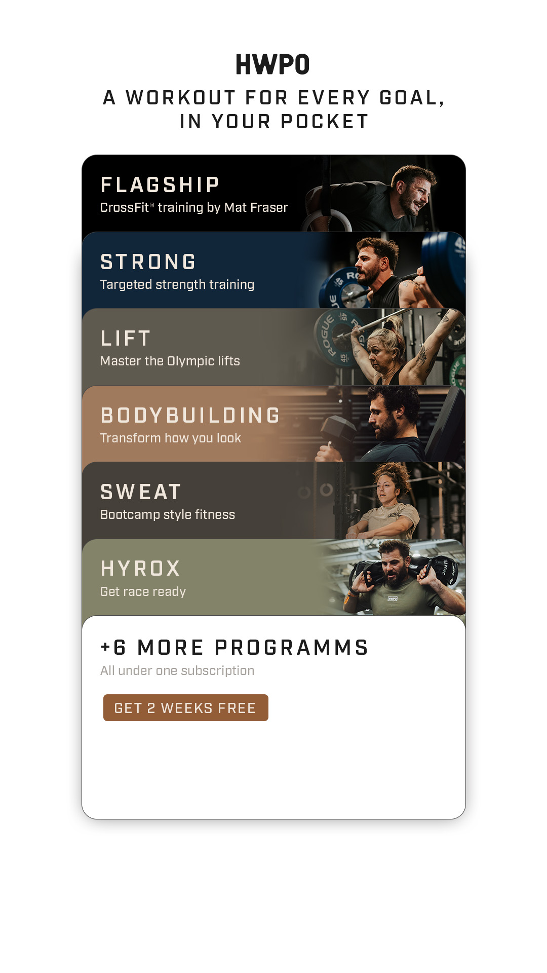 HWPO Training Facebook ad: It Starts Today. Join HWPO.
