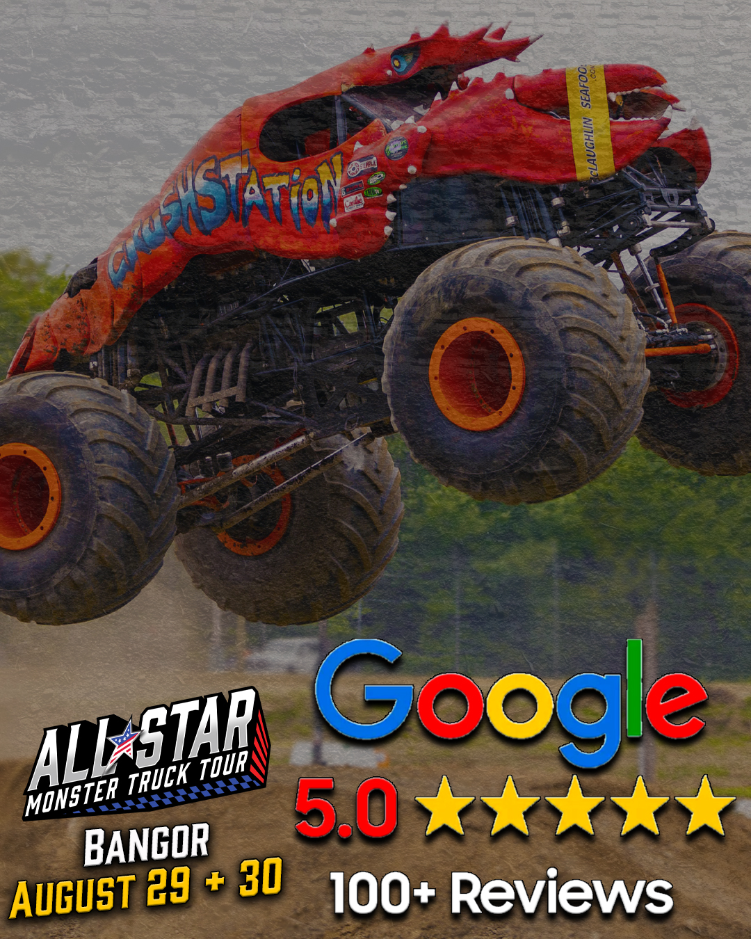 All Star Monster Truck Tour Facebook ad