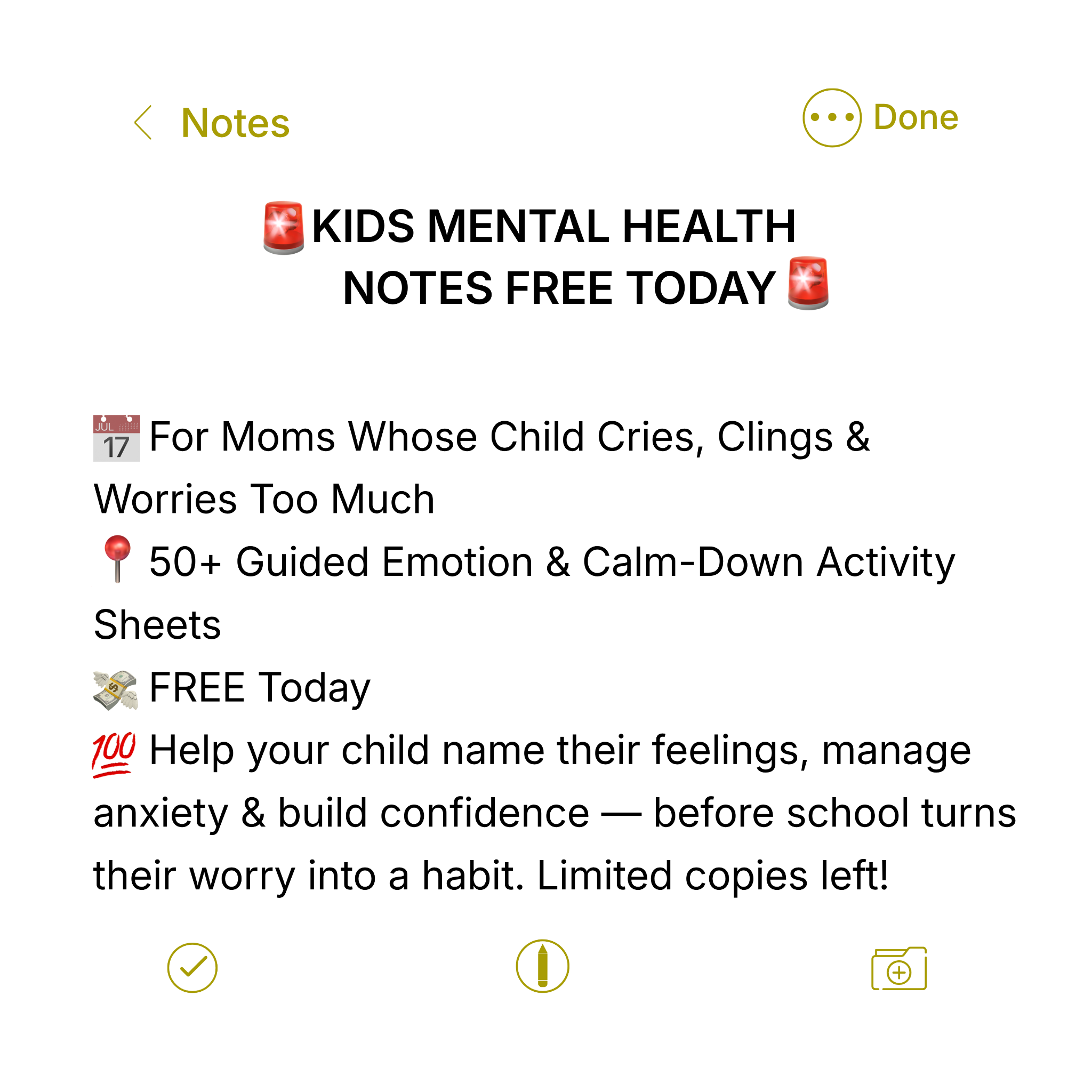MiniMinds Facebook ad