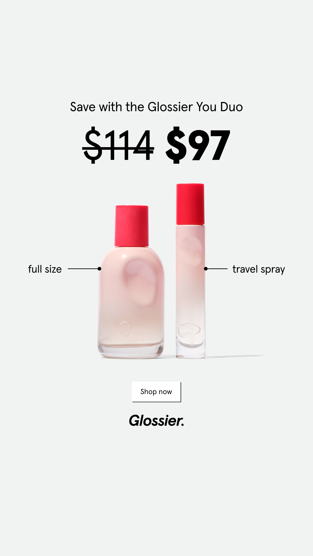 Glossier Facebook ad