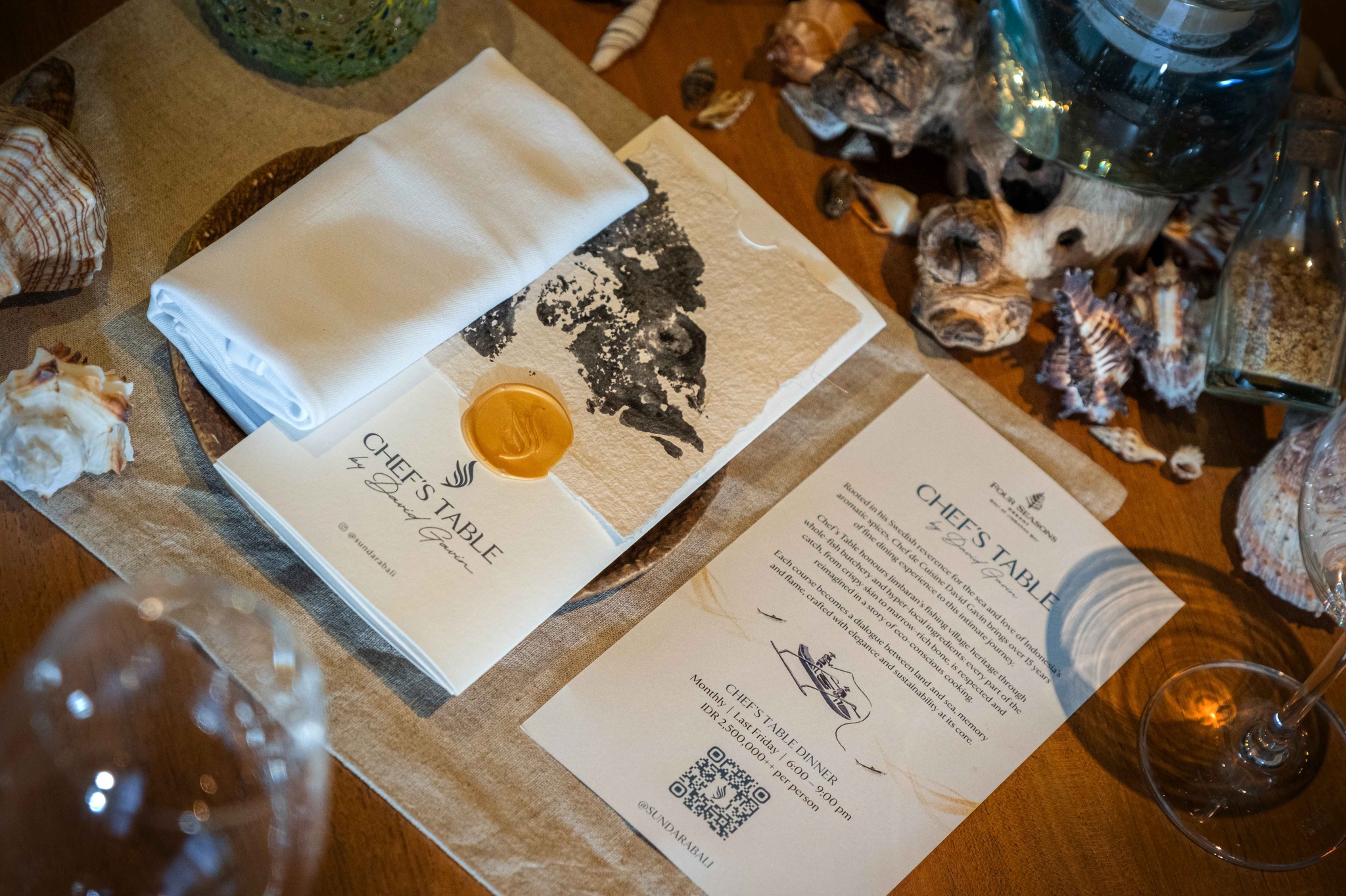Sundara Bali - Restaurant/Bar/Beach Club Facebook ad: Chef's Table by Chef David Gavin