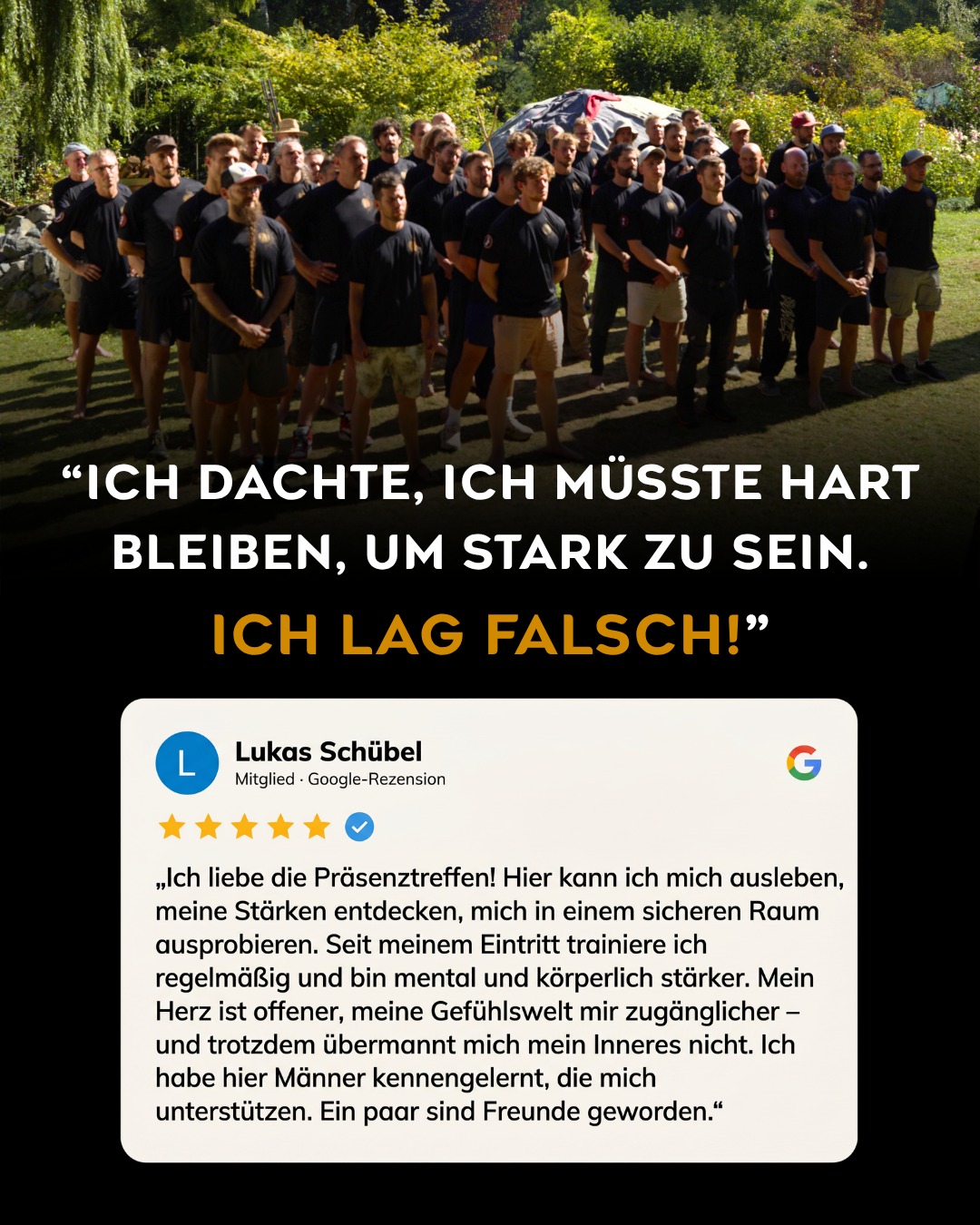 Moksha Movement - Männerakademie Facebook ad
