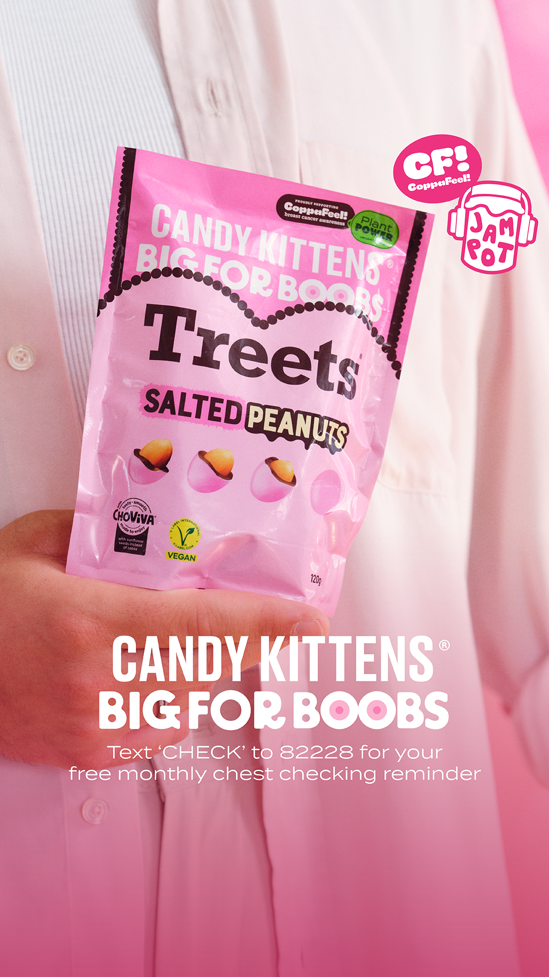 Candy Kittens Facebook ad: BIG FOR BOOBS