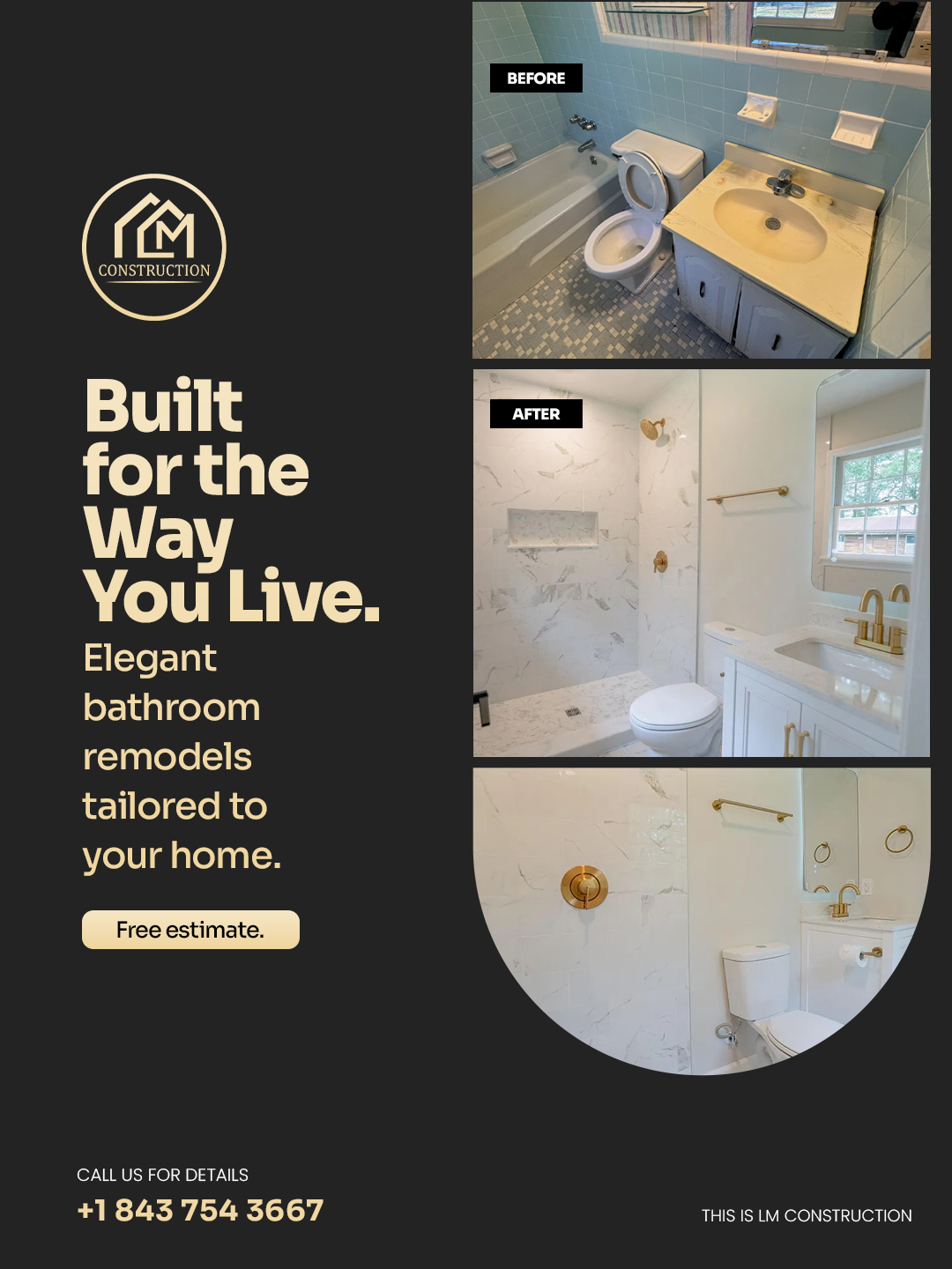 LM Construction Facebook ad