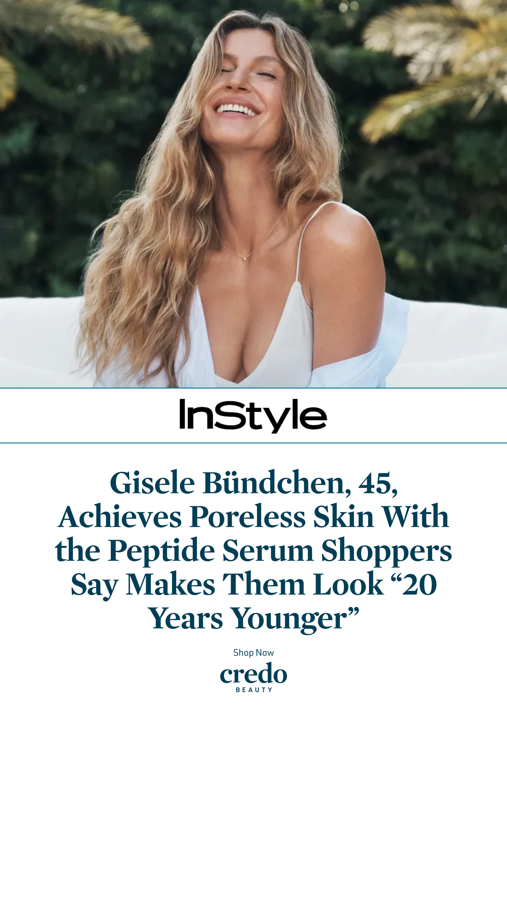 Credo Beauty Facebook ad