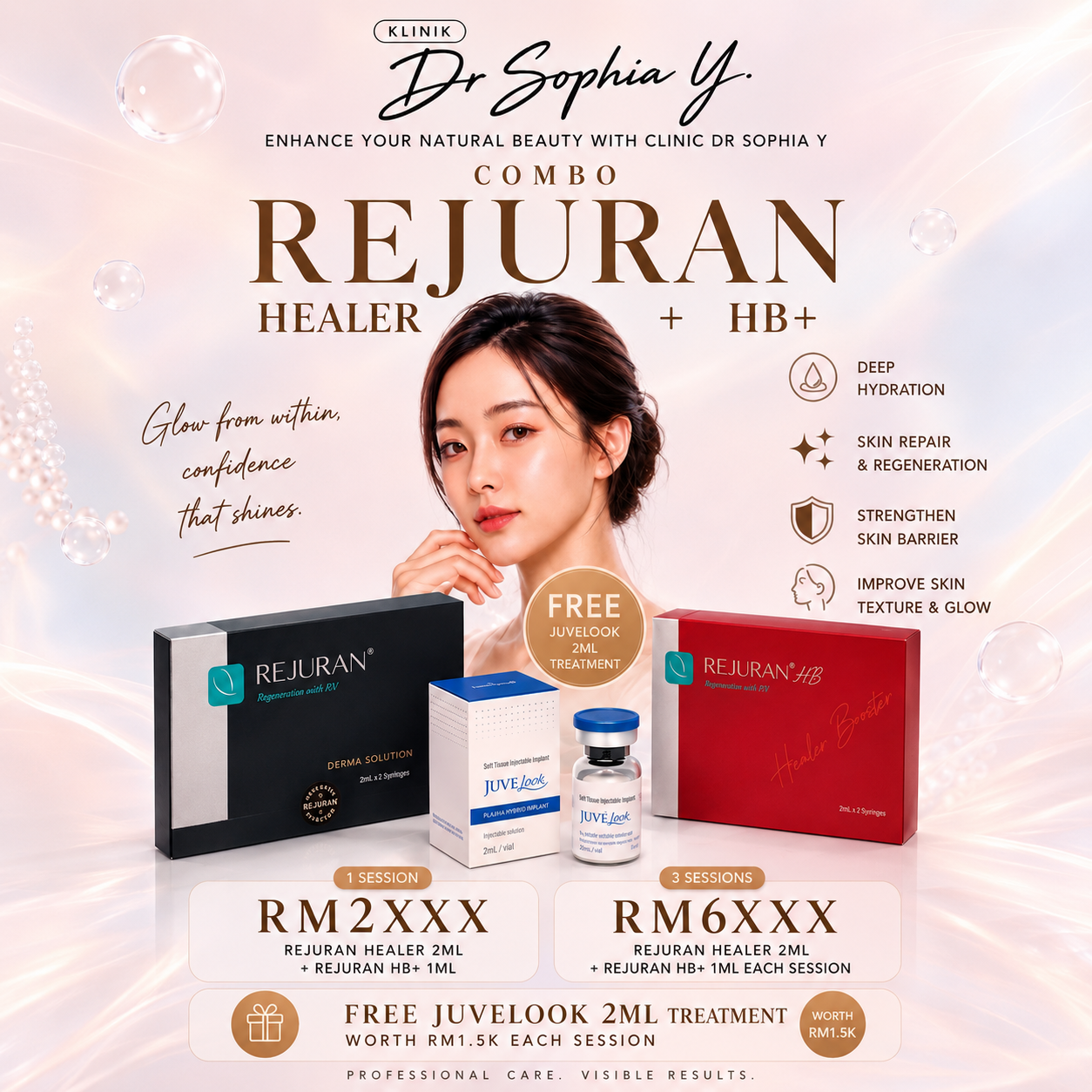 Klinik Dr Sophia Y Facebook ad: Rejuran HB+ Promo!
