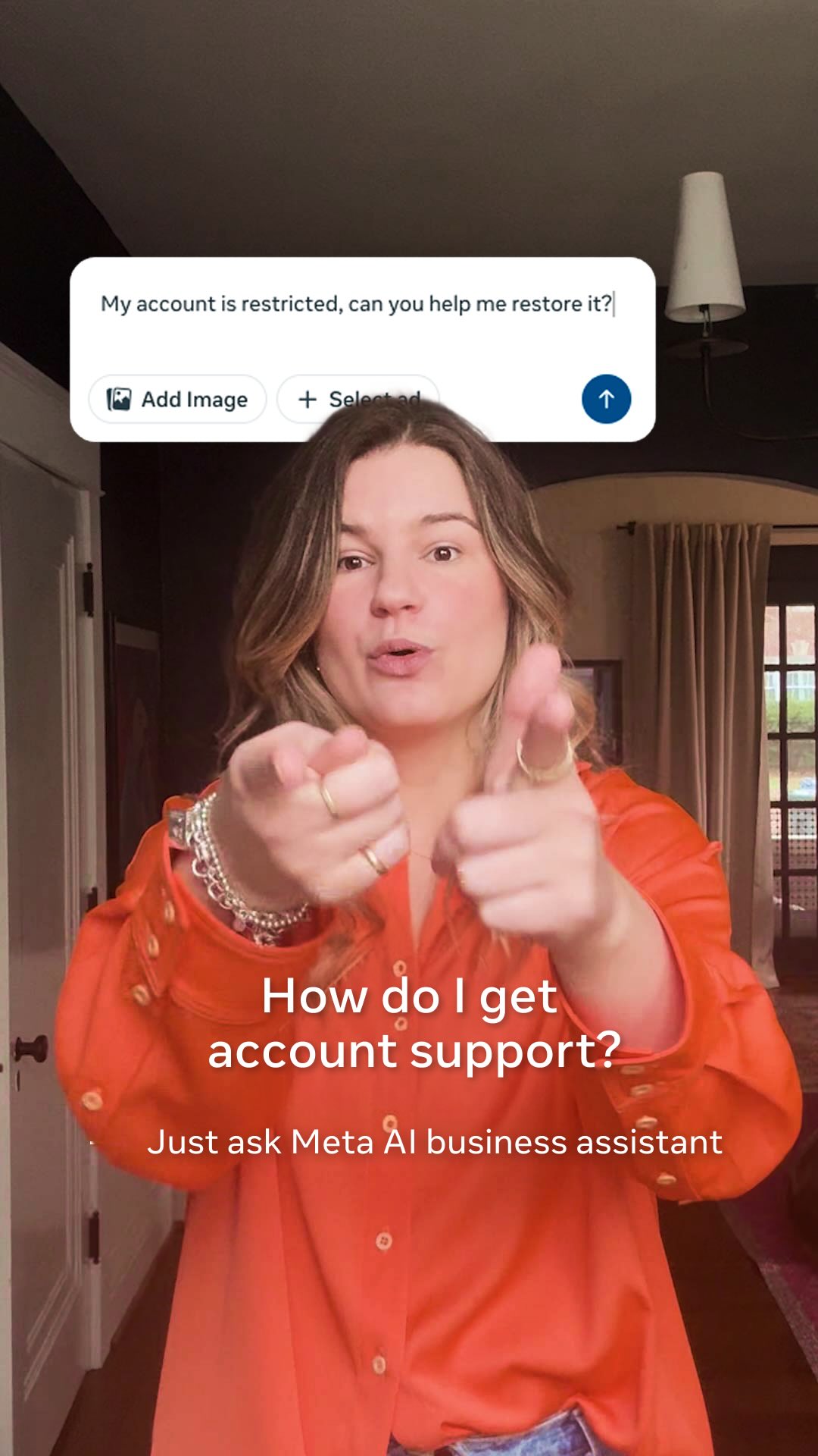 Meta for Business Facebook ad: Watch this and meet the new account support…