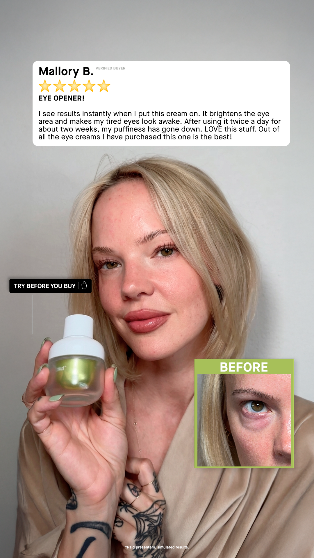 Skincare Enthusiast Facebook ad