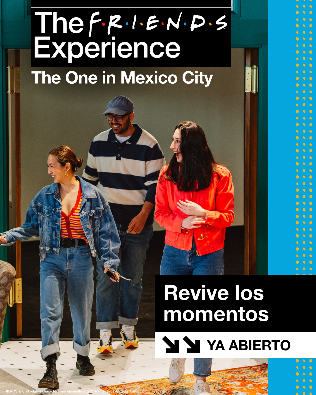The Friends Experience LATAM Facebook ad from May 15, 2026