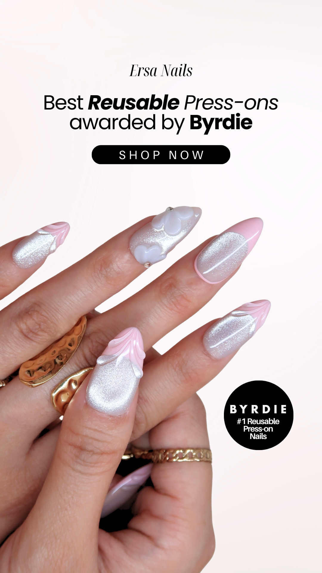 Ersa Nails Babes Facebook ad: Pamper yourself with salon-quality nails, minus the trip!