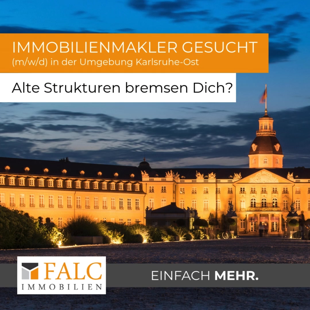 FALC Immobilien Karlsruhe-Ost Facebook ad from Feb 13, 2026