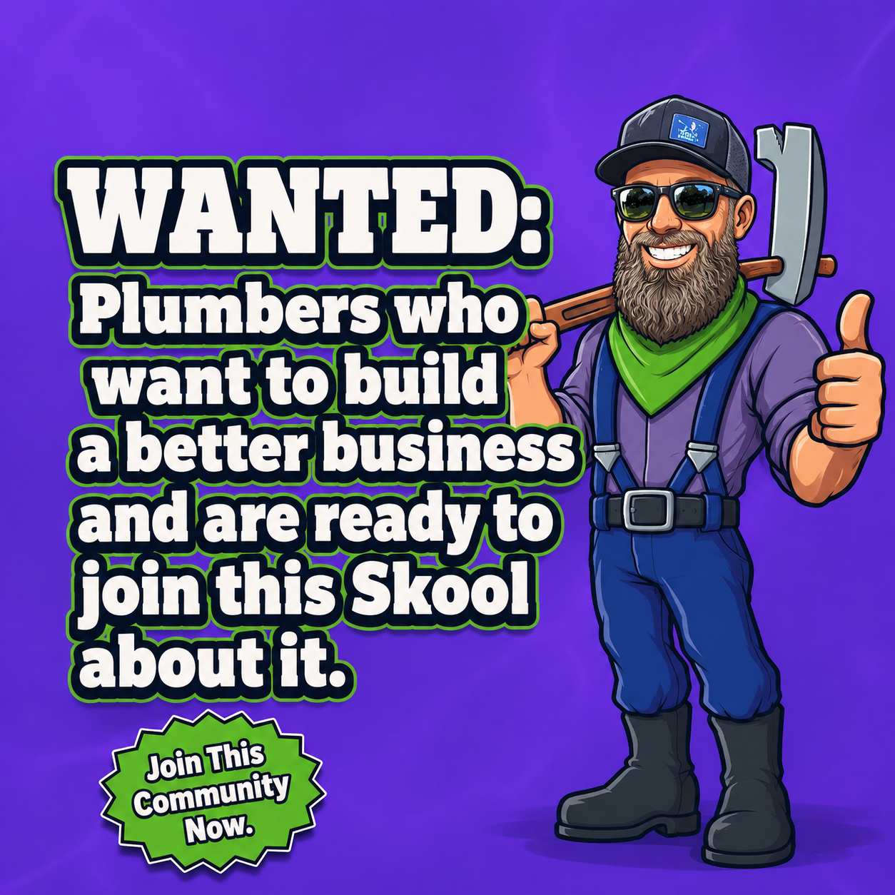 Skool Facebook ad