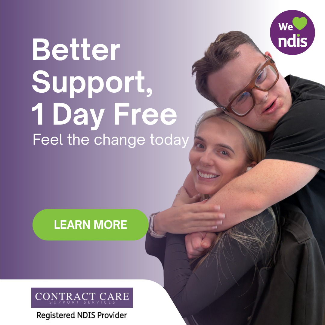 Contract Care Support Services Facebook ad: Better Support, Zero Cost 1 Day