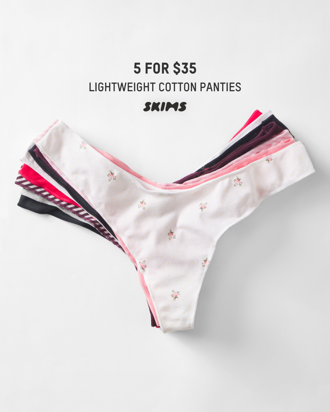 SKIMS Facebook ad: SKIMS Lightweight Cotton