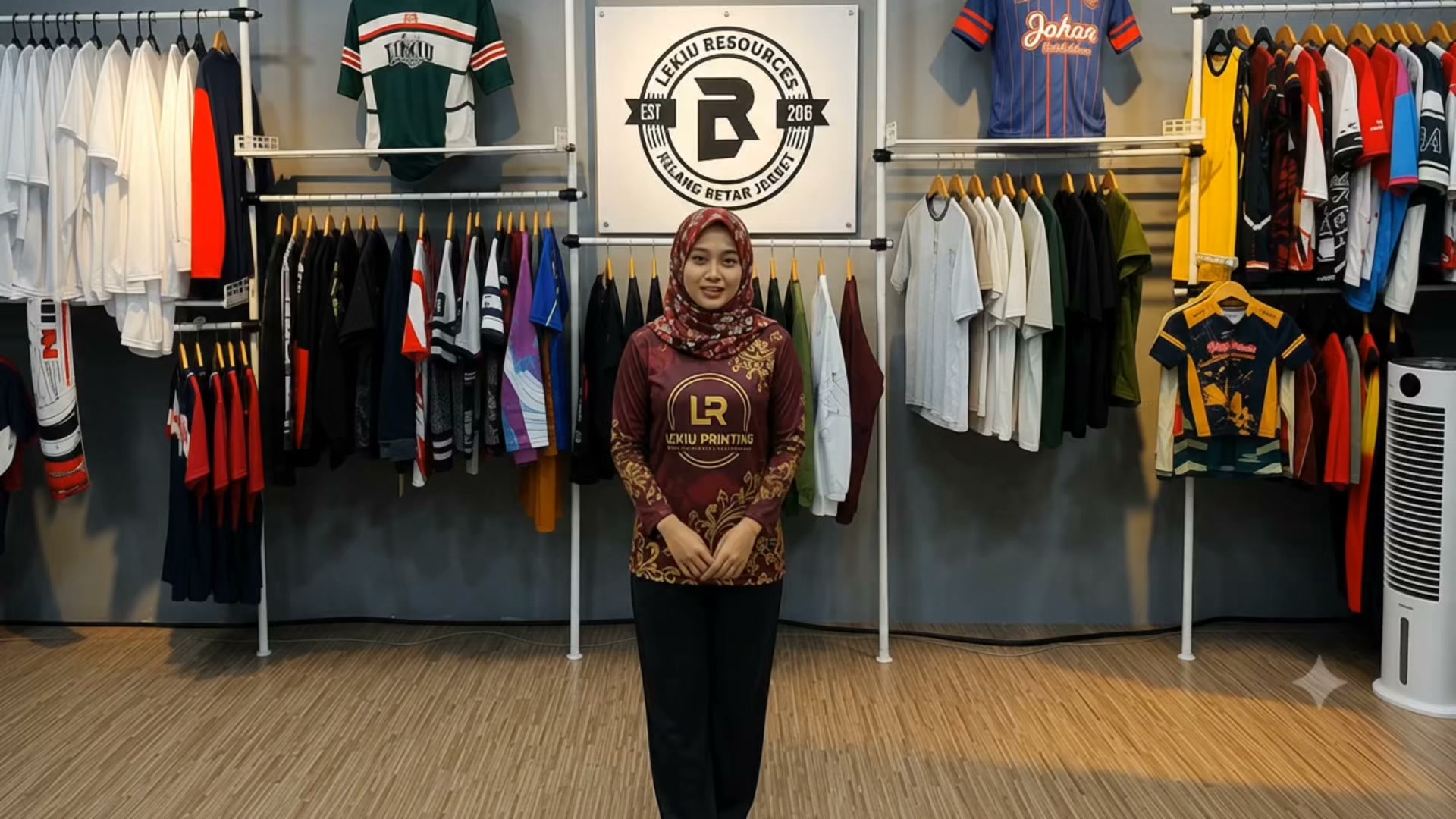 Lekiu Printing Studio Facebook ad: KILANG CETAK JERSEY MALAYSIA