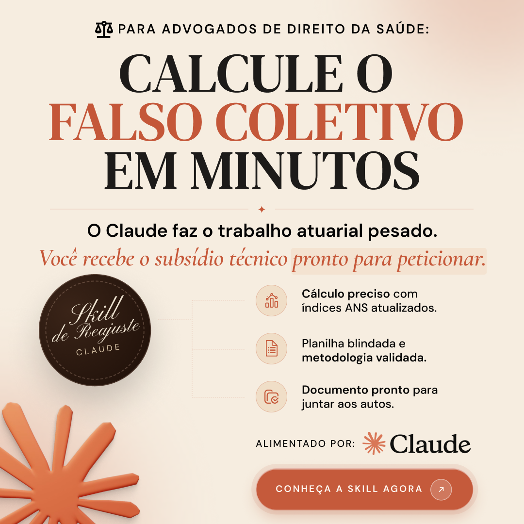 Elton Fernandes - Advocacia Especializada em Saúde Facebook ad: Claude Skill - Summit Direito da Saúde