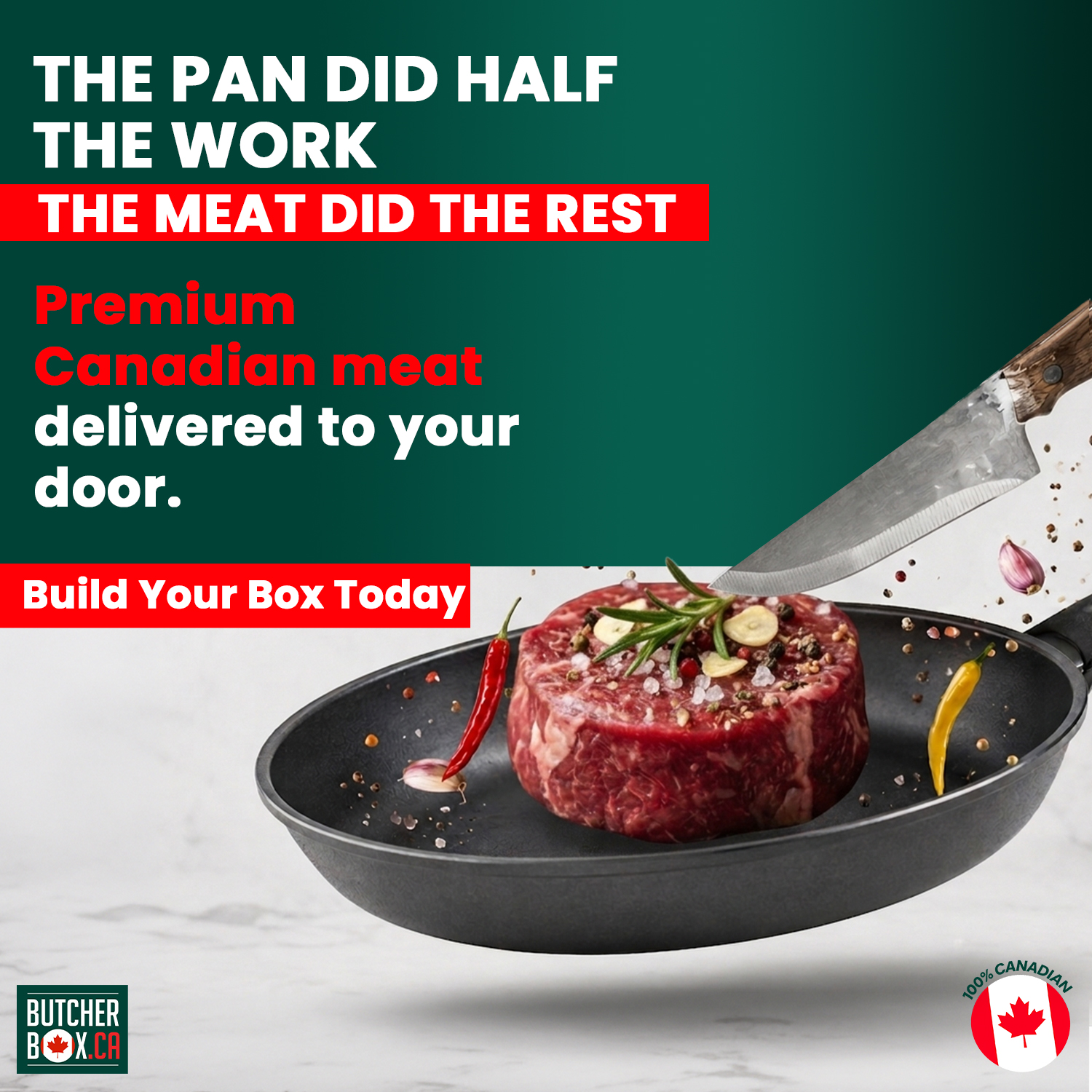 Butcher Box Facebook ad
