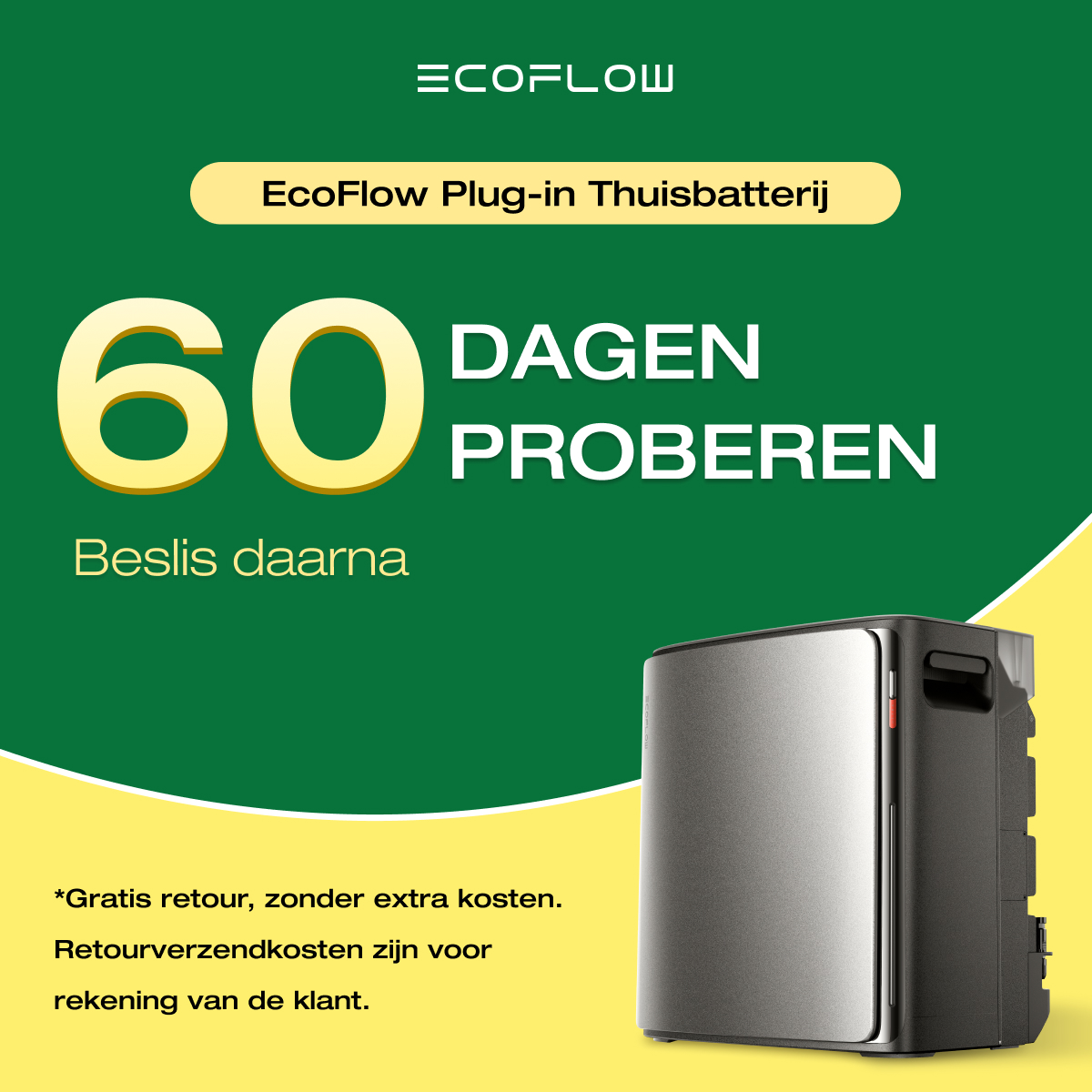EcoFlow NL Facebook ad: EcoFlow Plug-in Thuisbatterij