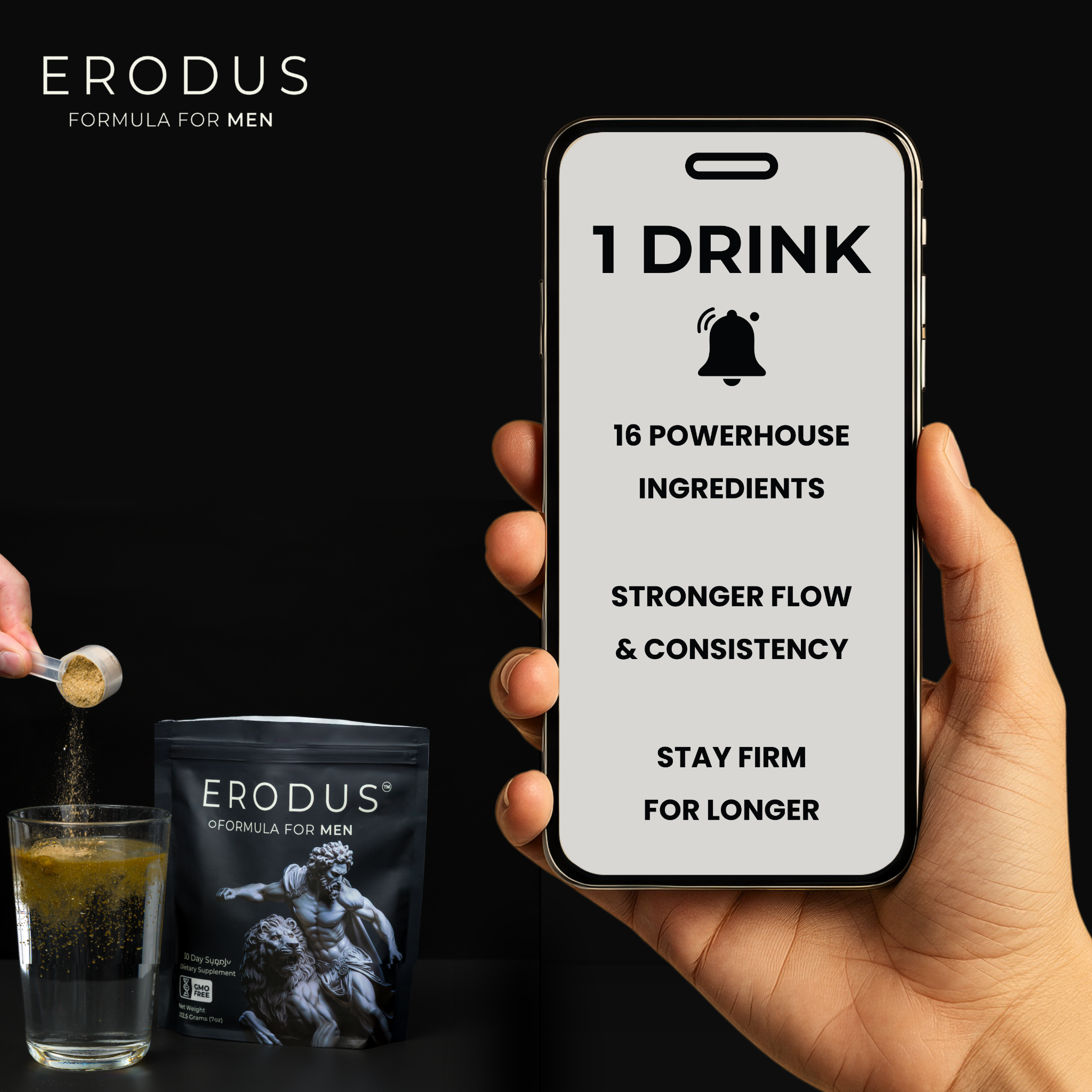 Erodus Formula For Men Facebook ad