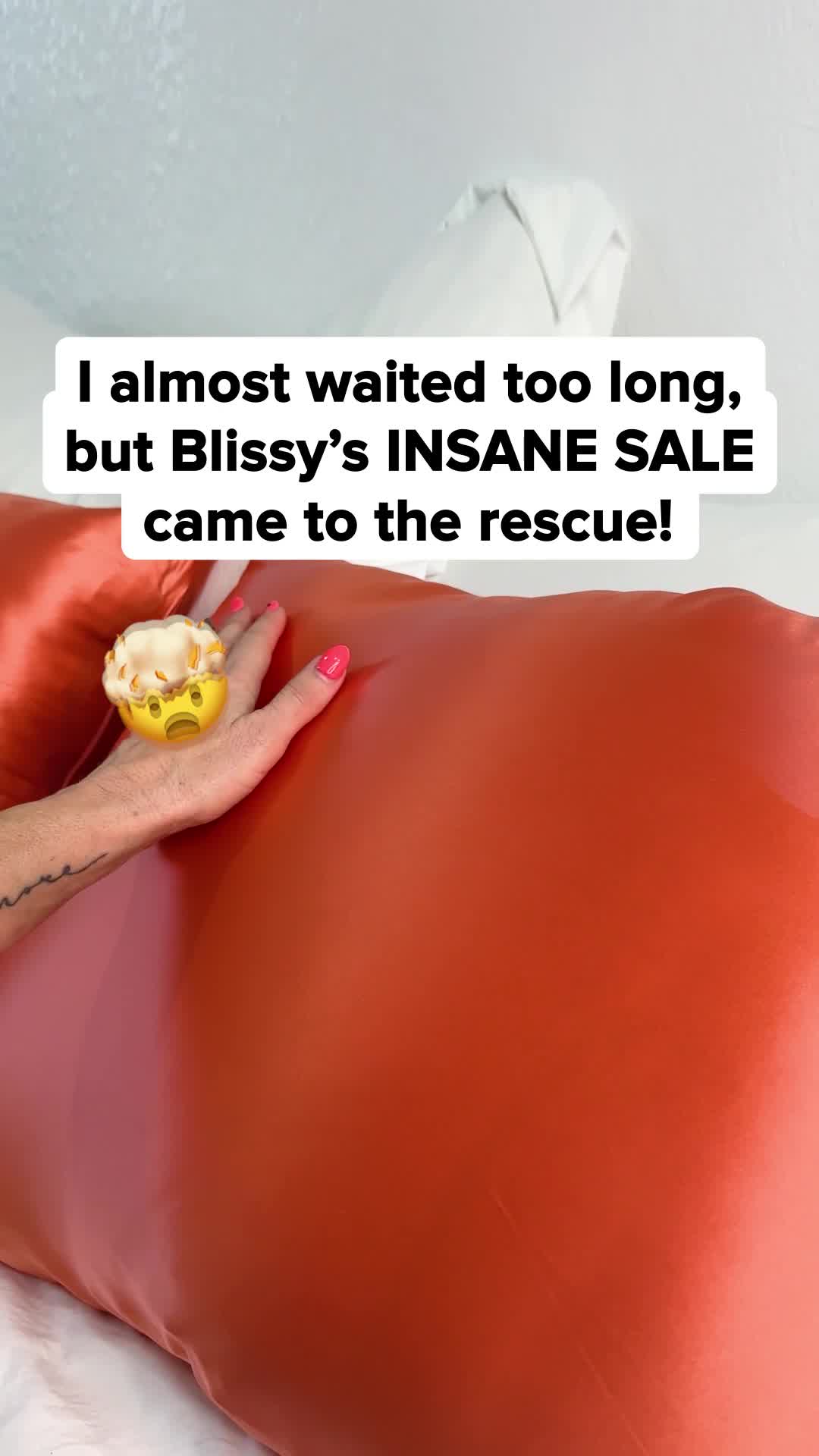 Blissy Facebook ad: BUY NOW For 55% Off!