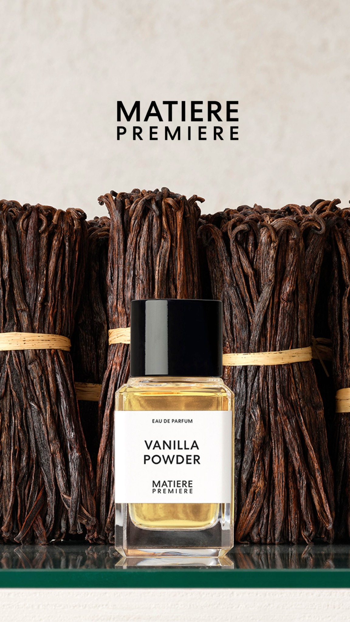Matiere Premiere Parfums Facebook ad: VANILLA POWDER by MATIERE PREMIERE