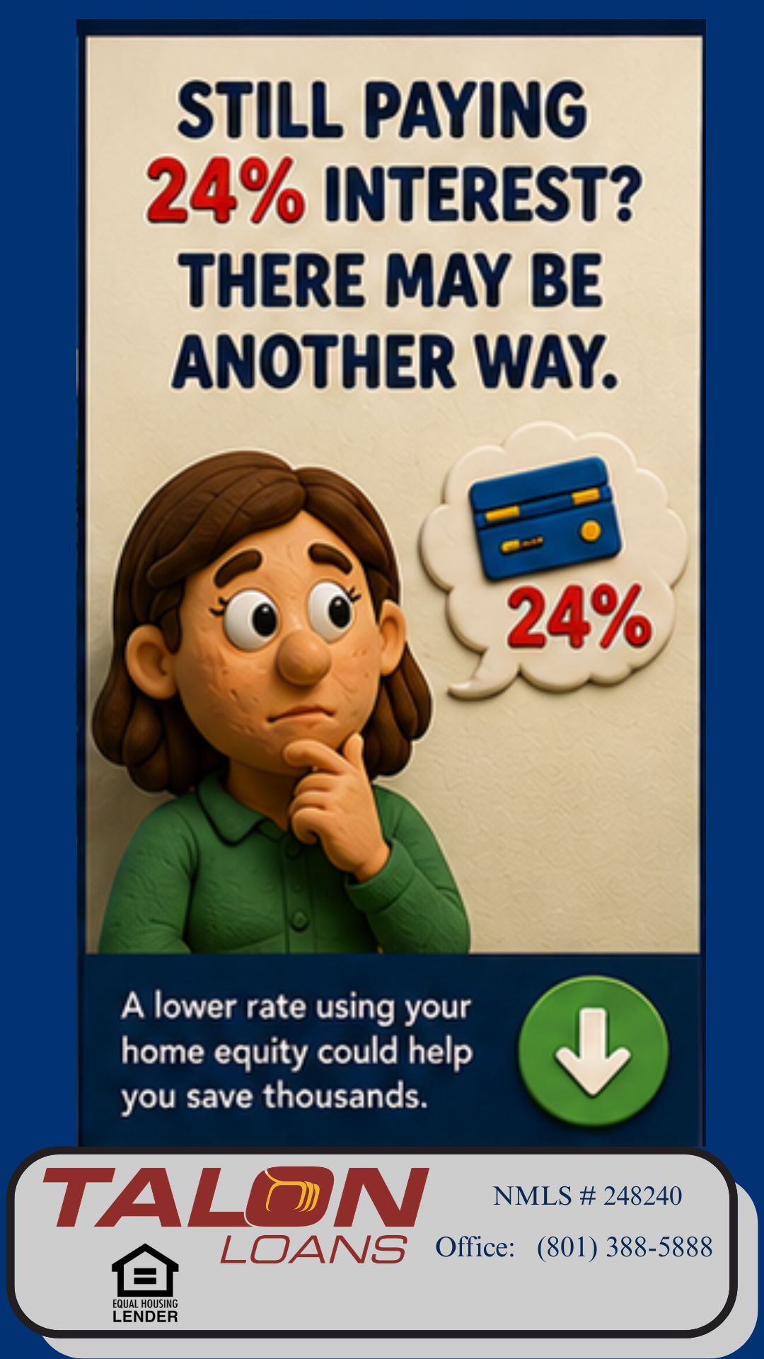 Talon Loans LLC, NMLS 248240 Facebook ad