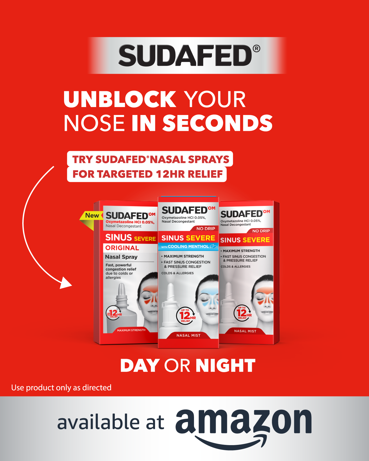 SUDAFED Facebook ad from Mar 2, 2026