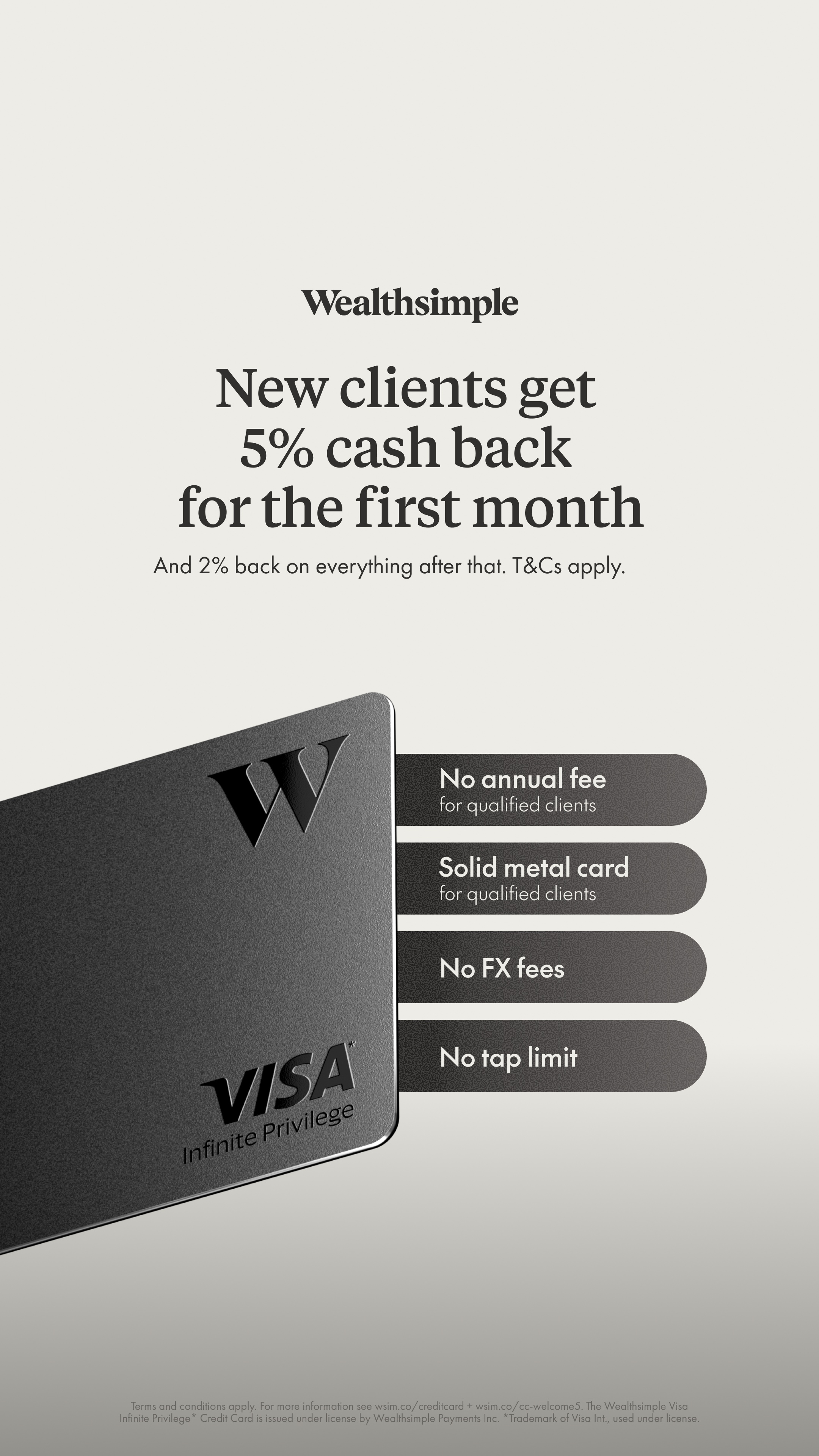 Wealthsimple Facebook ad