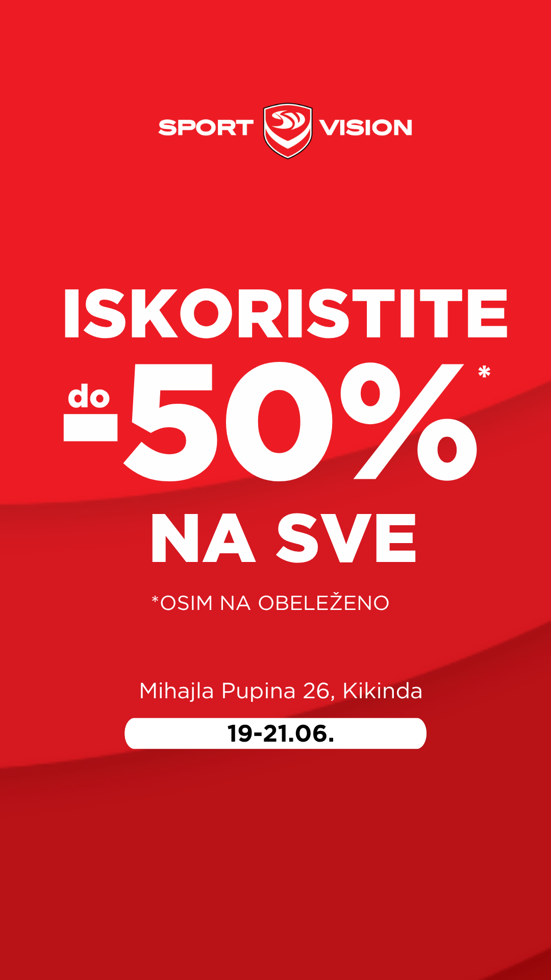 Sport Vision Facebook ad