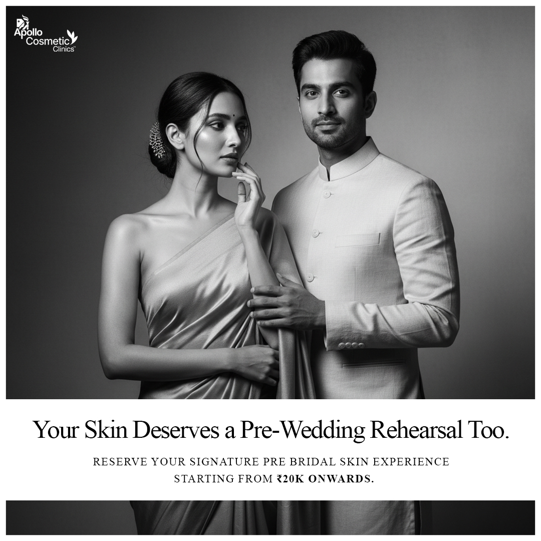 Apollo Cosmetic Clinics Newtown Facebook ad: Bridal Dermatology Program