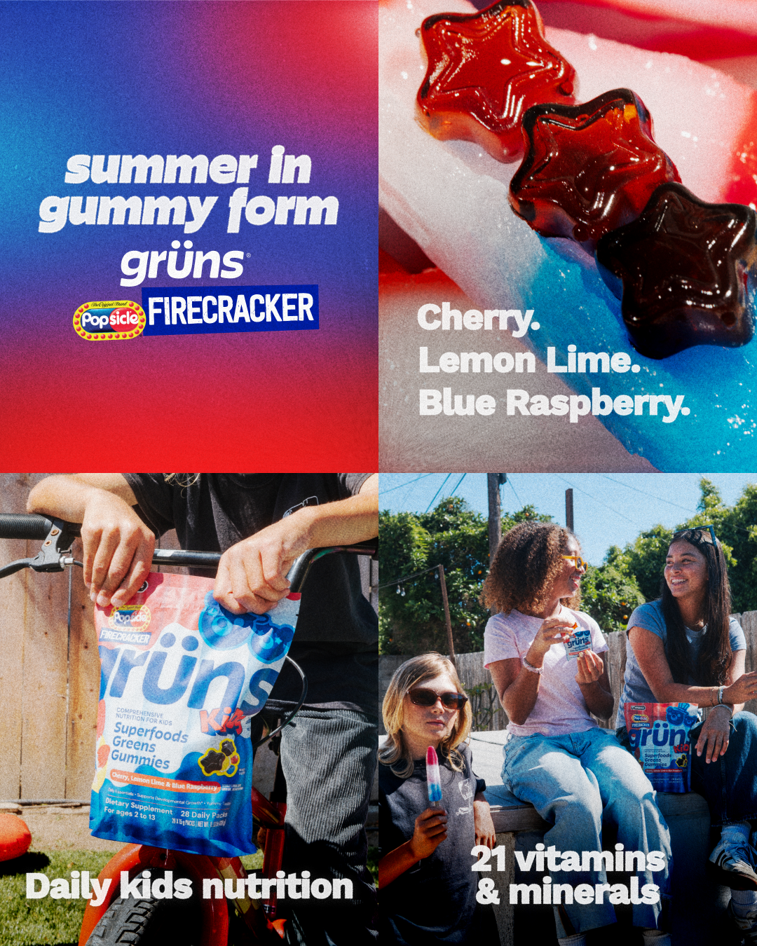 Grüns Kids Facebook ad